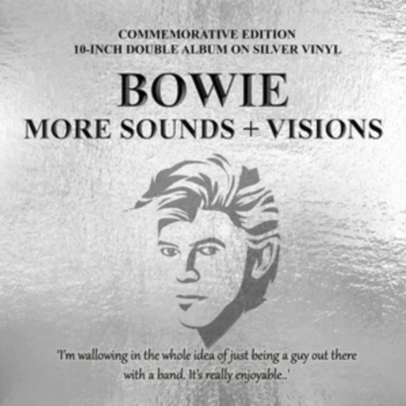 David Bowie LP Vinyl Record - More Sounds + Visions (Silver Vinyl)