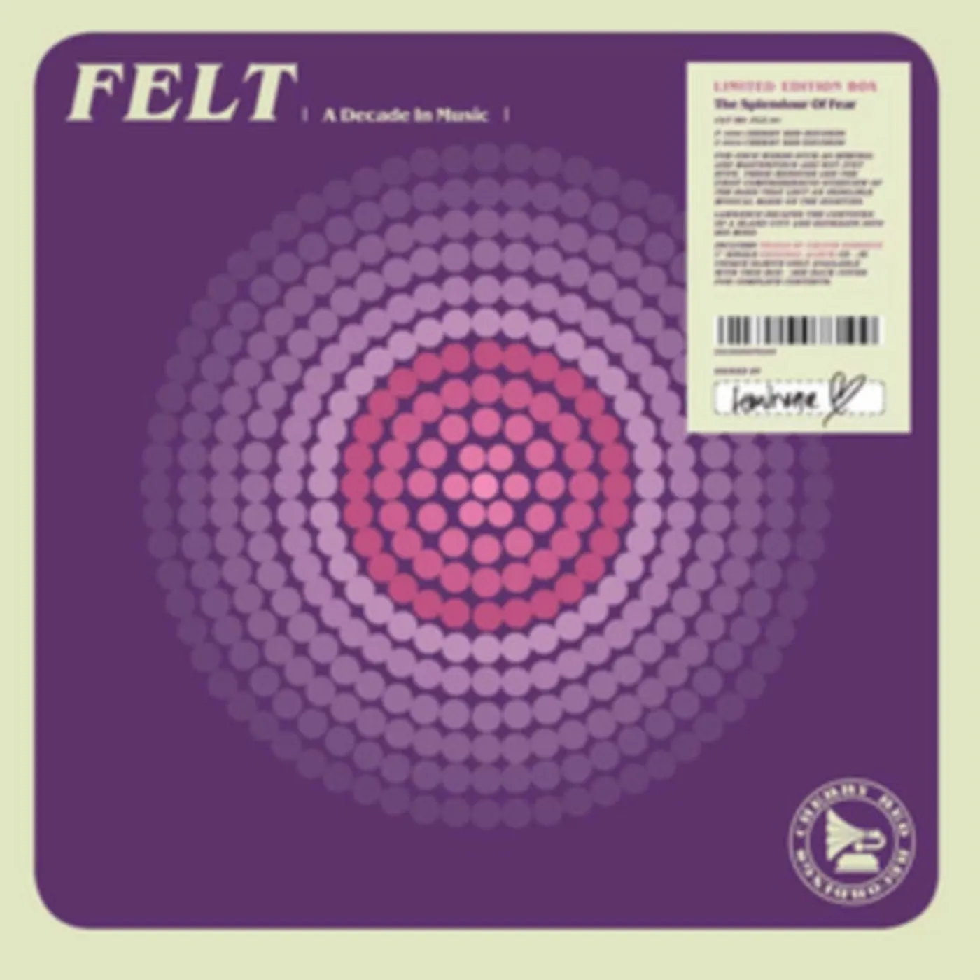 Felt LP Vinyl Record - The Splendour Of Fear (Remastered Cd & 7 Inch Vinyl Boxset)