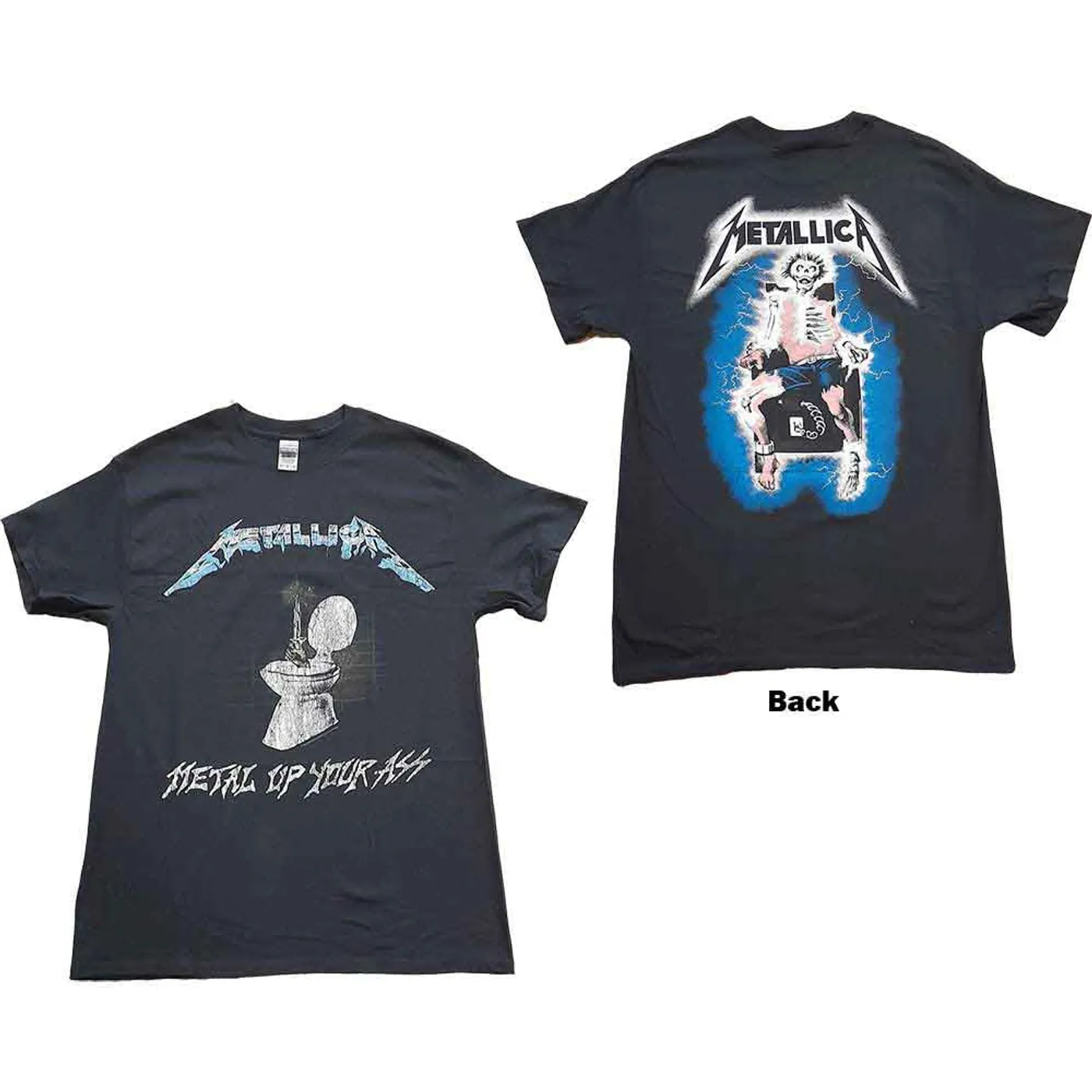 Metallica T Shirt - Metal Up Your Ass