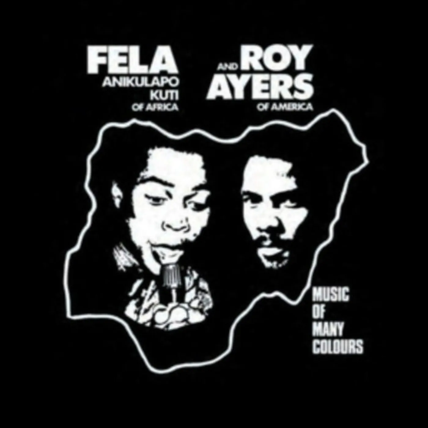 Fela Kuti & Roy Ayers LP Vinyl Record - Music Of Many Colours