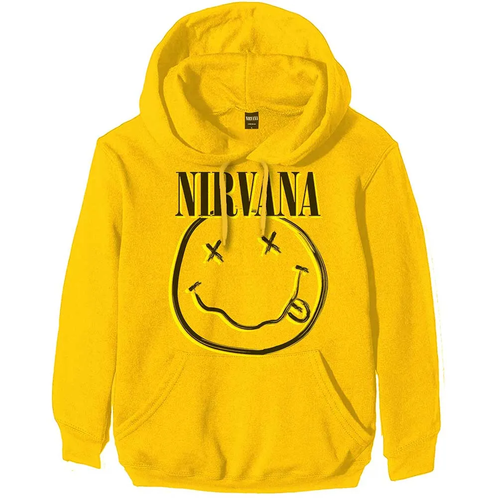 Hoodie - Inverse Smiley (Yellow)