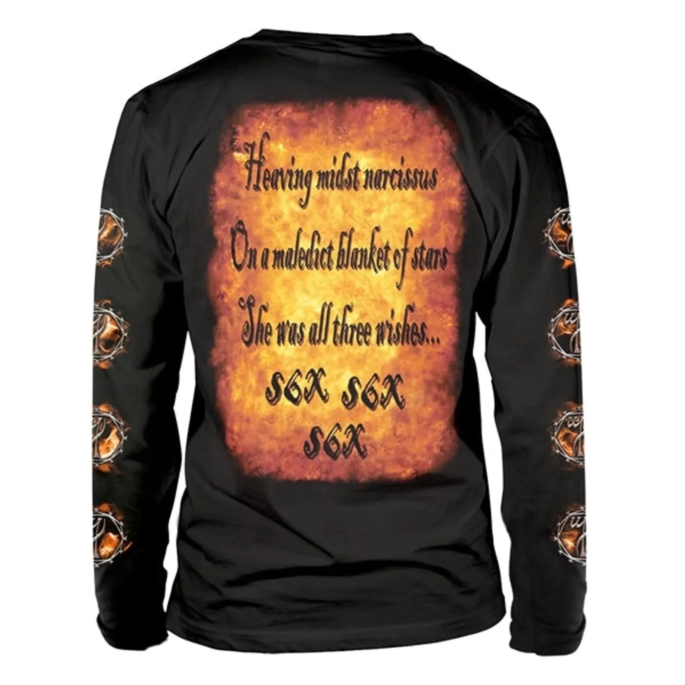 Cradle Of Filth Long Sleeve T Shirt - Nymphetamine Album