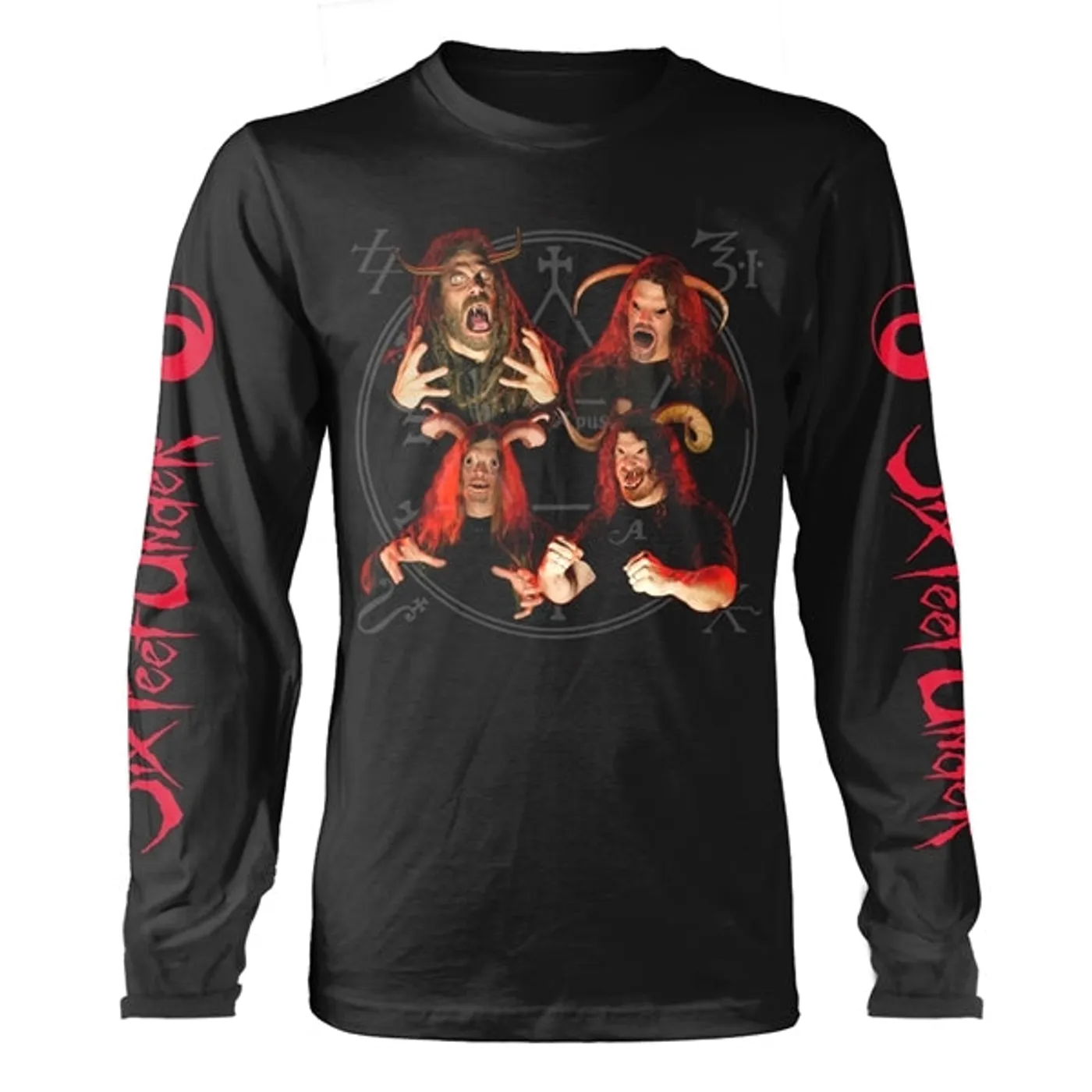 Six Feet Under Long Sleeve T Shirt - Zombie