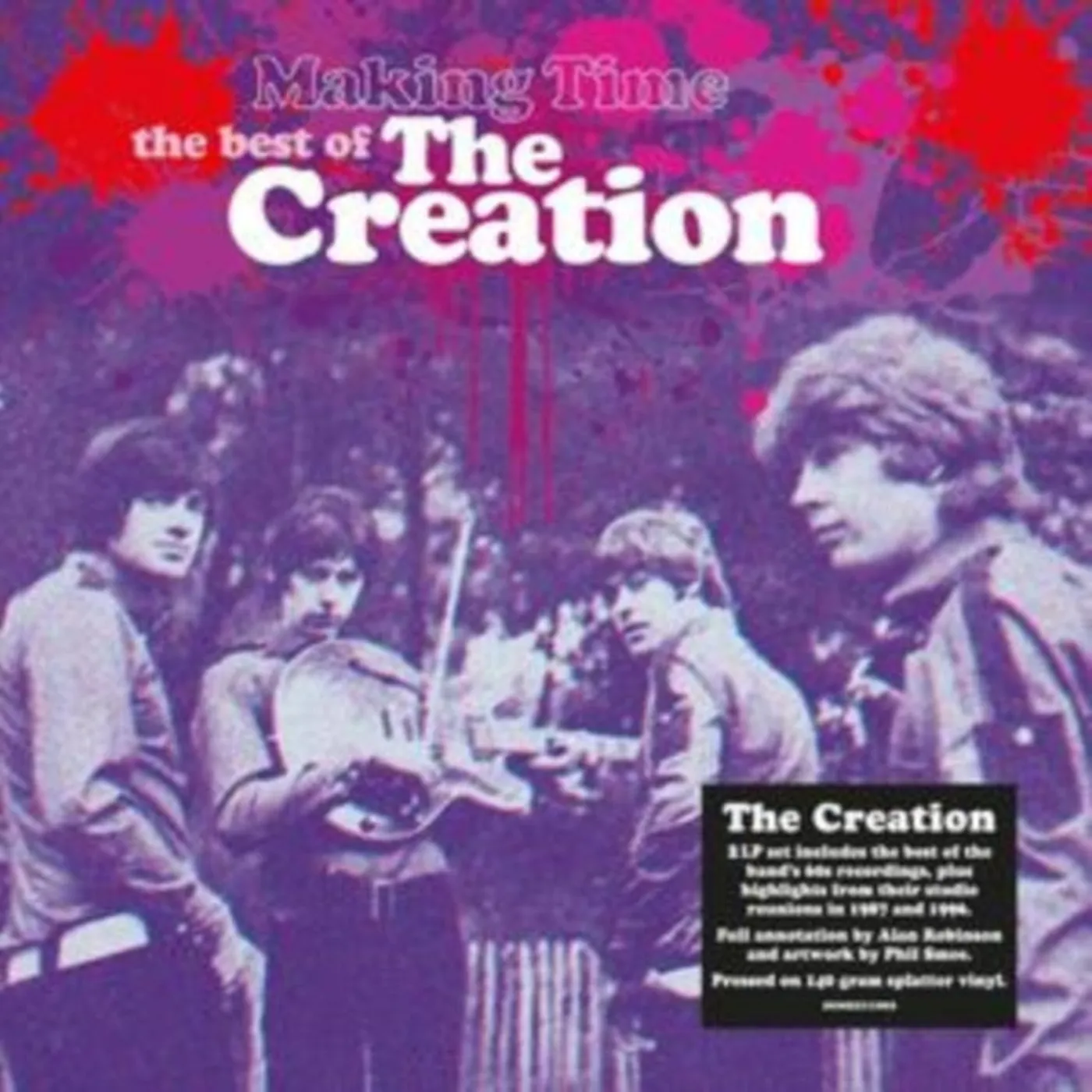 The Creation LP Vinyl Record - Making Time: The Best Of (Splatter Vinyl)