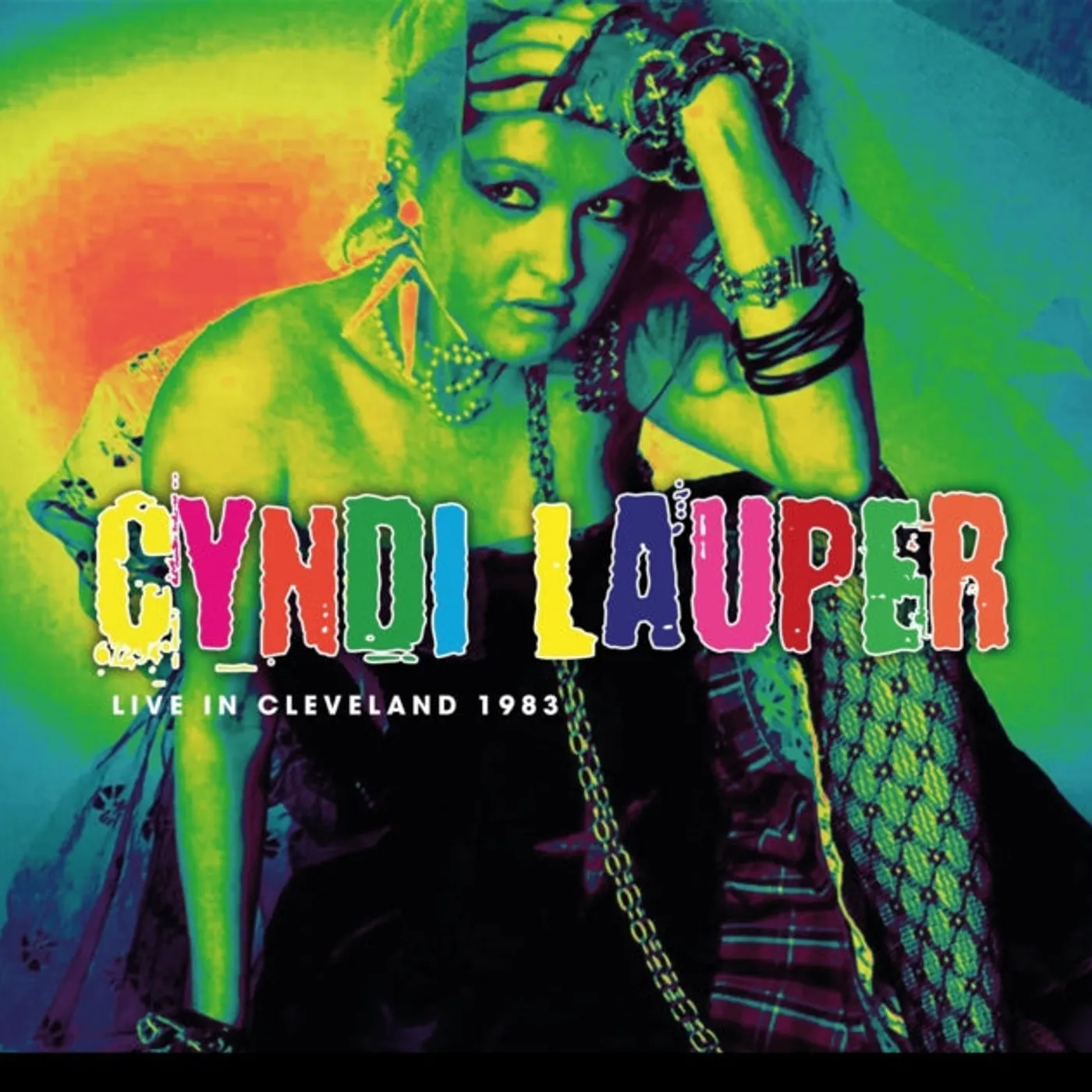 Cyndi Lauper LP Vinyl Record - Live In Cleveland 19 83