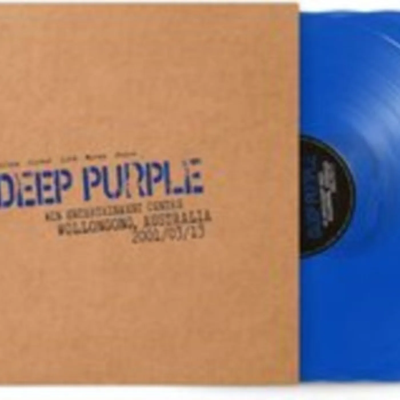 Deep Purple LP Vinyl Record - Live In Wollongong 20. 01