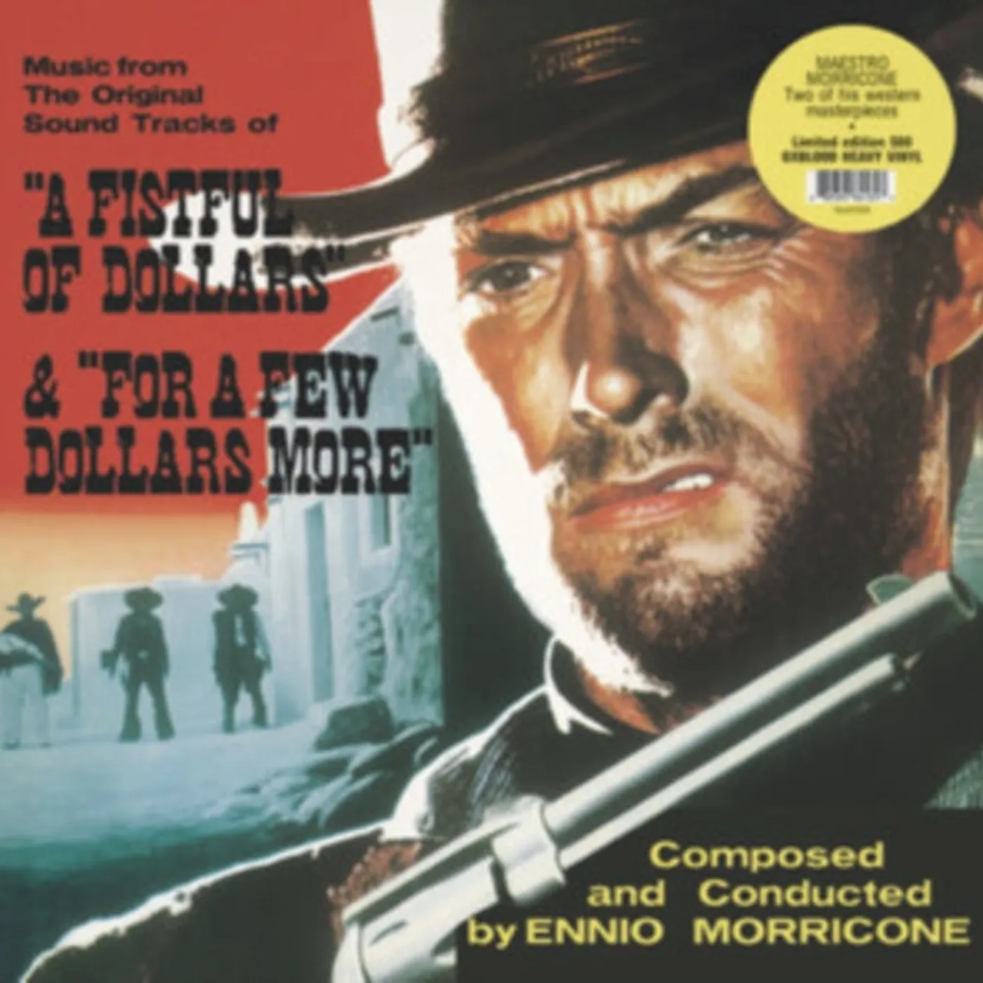 Ennio Morricone LP Vinyl Record - A Fistful Of Dollars & For A Few Dollars More