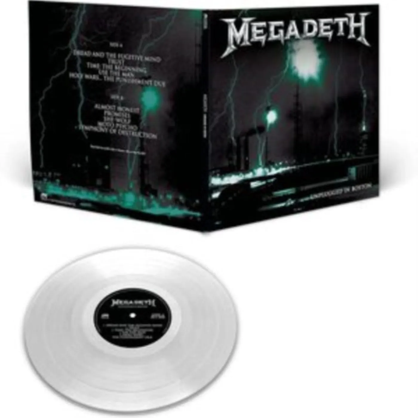 Megadeth LP Vinyl Record - Unplugged In Boston (Clear Vinyl)