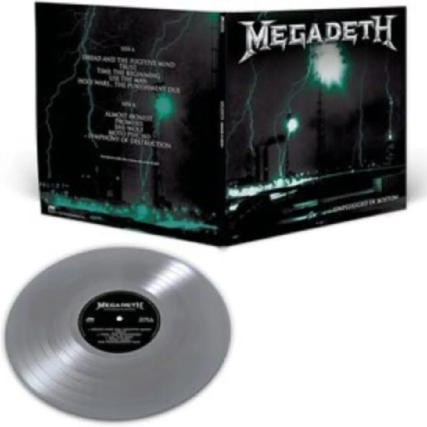 Megadeth LP Vinyl Record - Unplugged In Boston (Silver Vinyl)