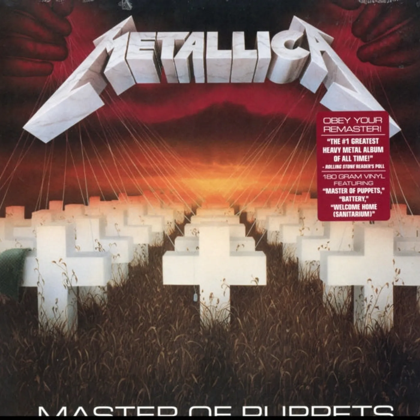 Metallica LP Vinyl Record - Master Of Puppets (Remastered Edition)