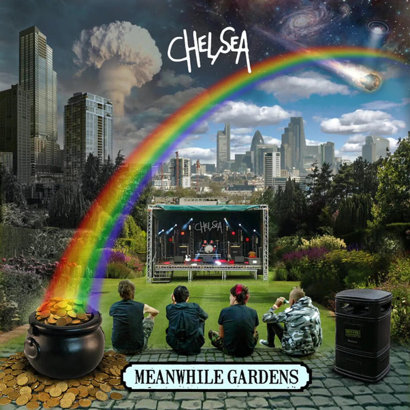 Chelsea LP - Meanwhile Gardens (Blue Vinyl)
