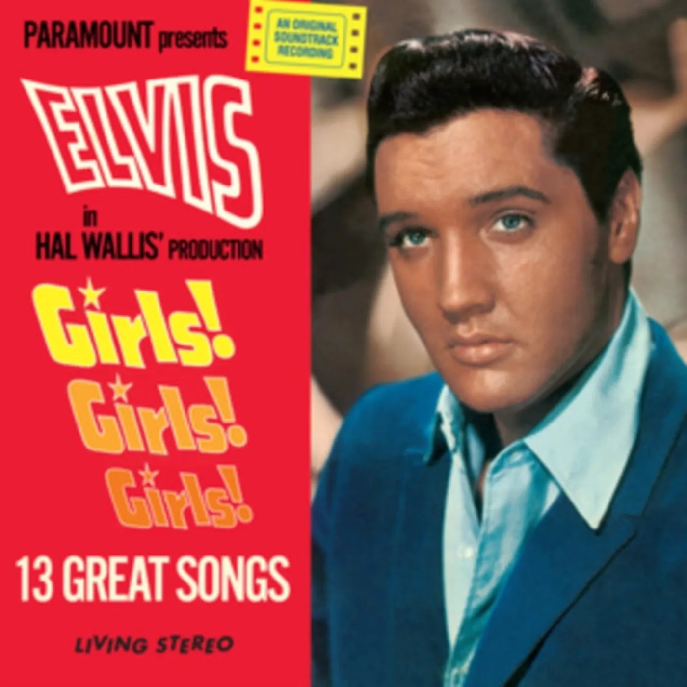 Elvis Presley LP Vinyl Record - Girls! Girls! Girls! (+2 Bonus Tracks) (Solid Red Vinyl)