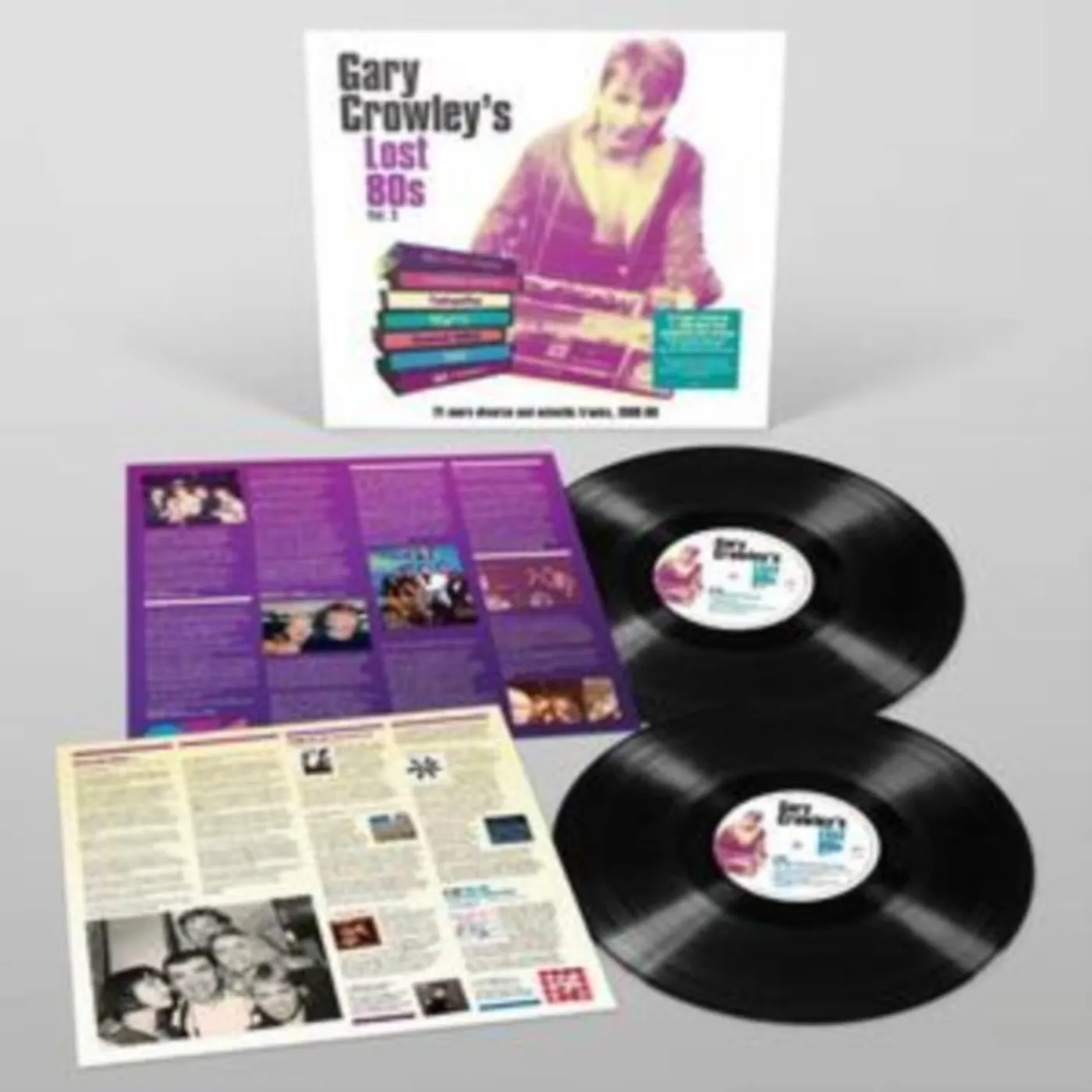 Various Artist:  LP Vinyl Record - Gary Crowley - Lost 80s 2 (Clear Vinyl)