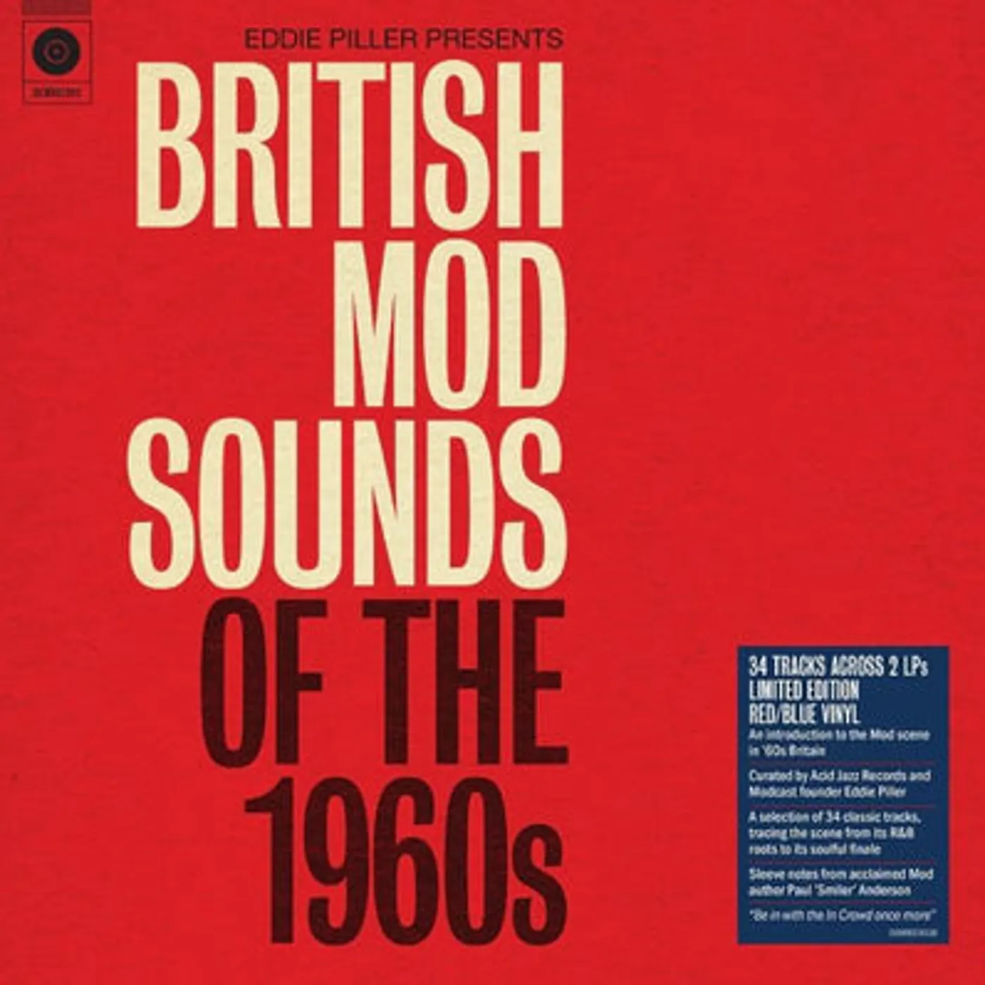 Various Artists LP - Eddie Piller Presents British Mod Sounds of the 1960S (Vinyl)