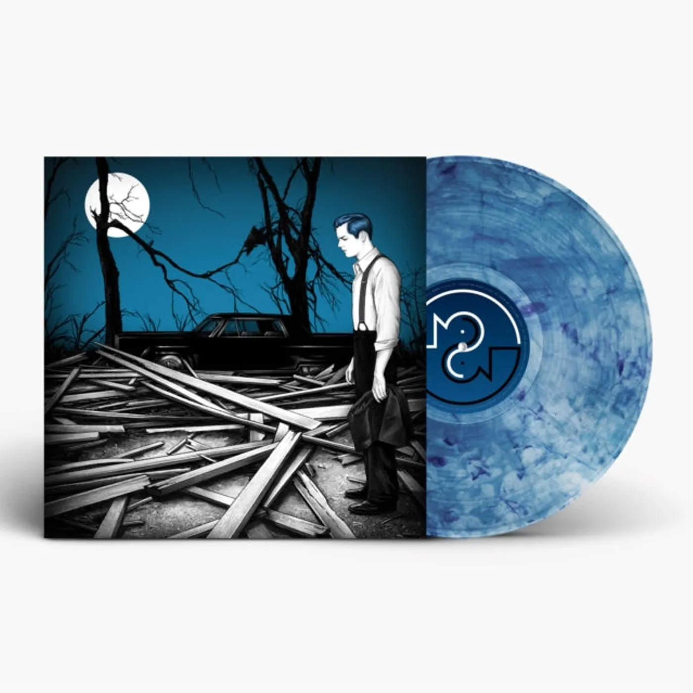 Jack White LP Vinyl Record - Fear Of The Dawn (Astronomical Blue Vinyl) (Indies)