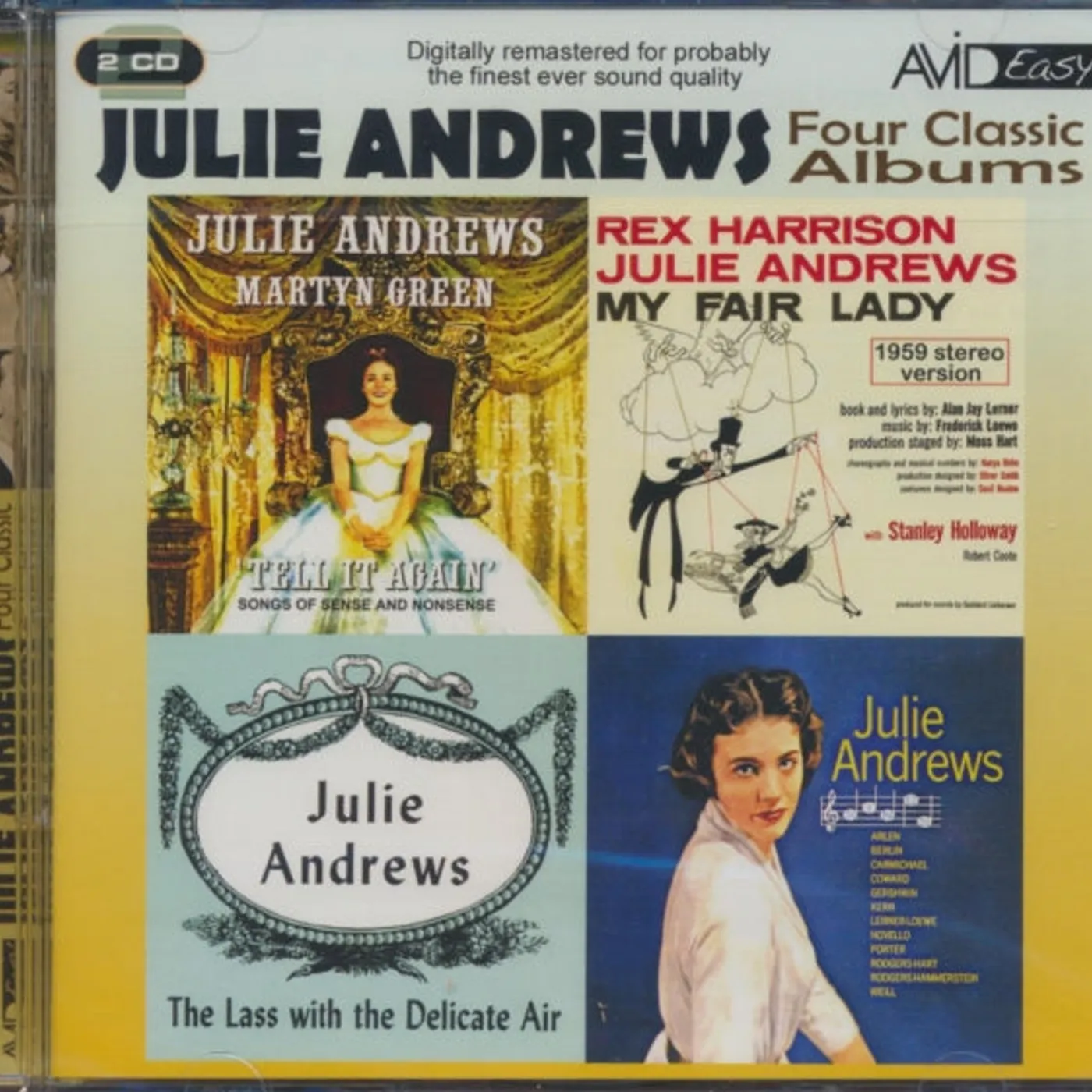 Julie Andrews CD - Four Classic Albums (My Fair Lady / Julie Andrews Sings / The Lass With The Delicate Air / Tell It Again)