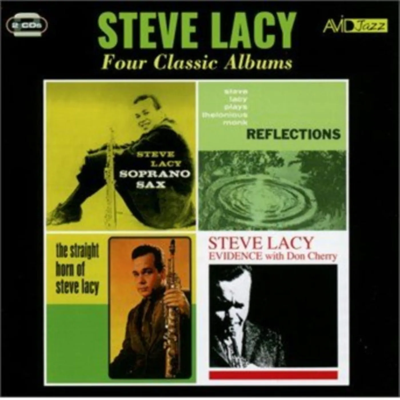 Steve Lacy (Saxophonist) CD - Four Classic Albums (Soprano Sax / Reflections - Plays Thelonious Monk / Straight Horn Of Steve Lacy / Evidence)