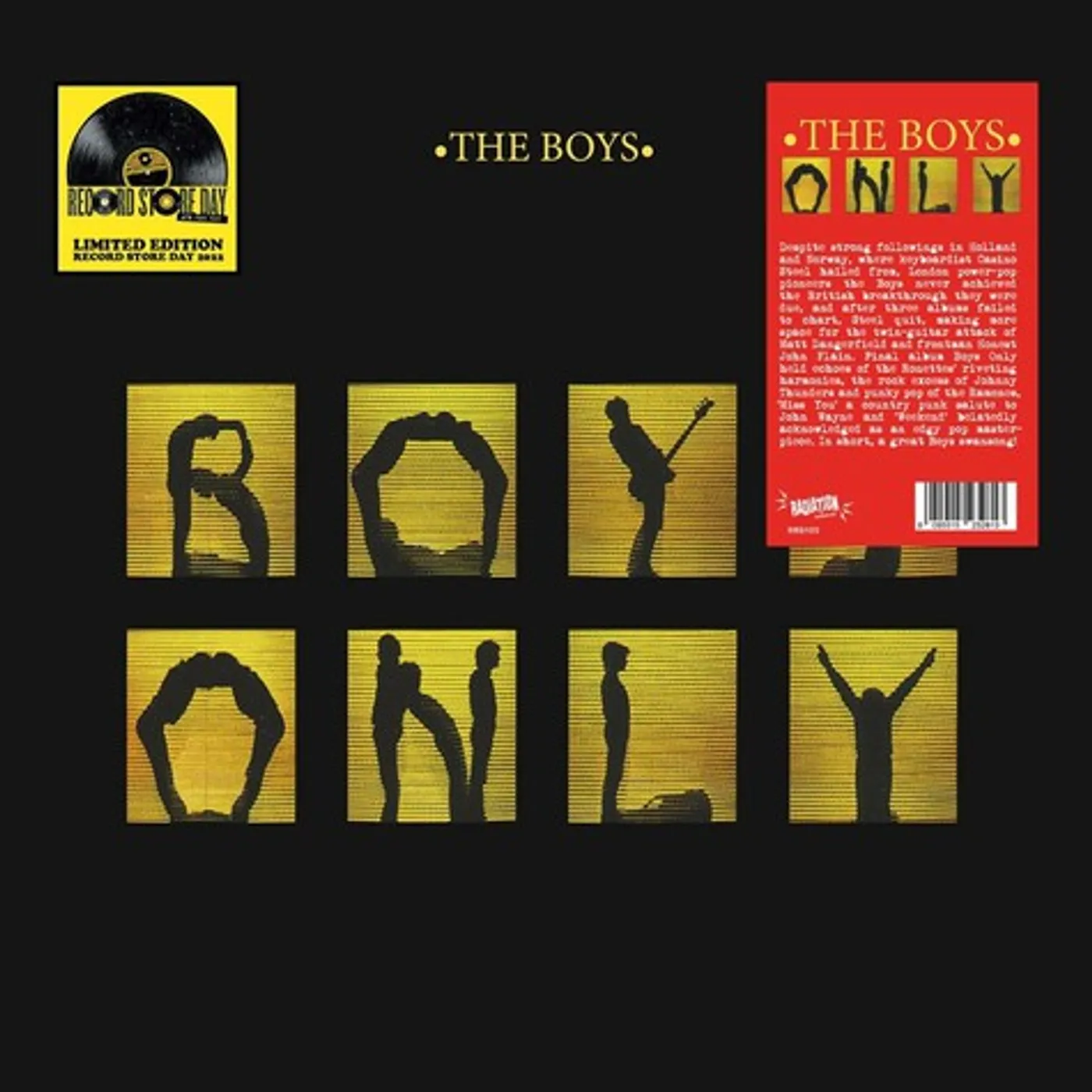 Boys LP Vinyl Record - Boys Only (Orange Vinyl) (Rsd 20. 22)