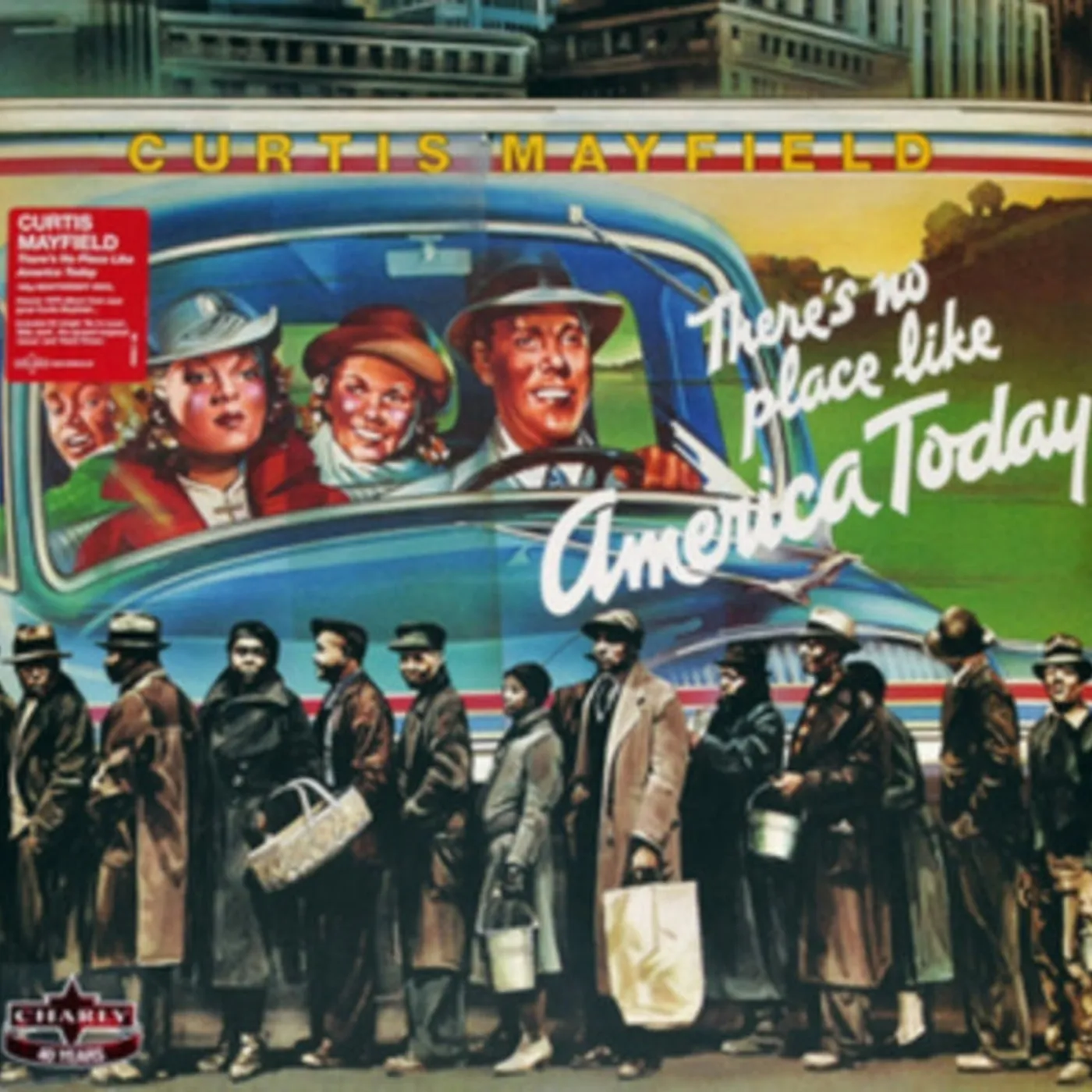 Curtis Mayfield LP Vinyl Record - There's No Place Like America Today