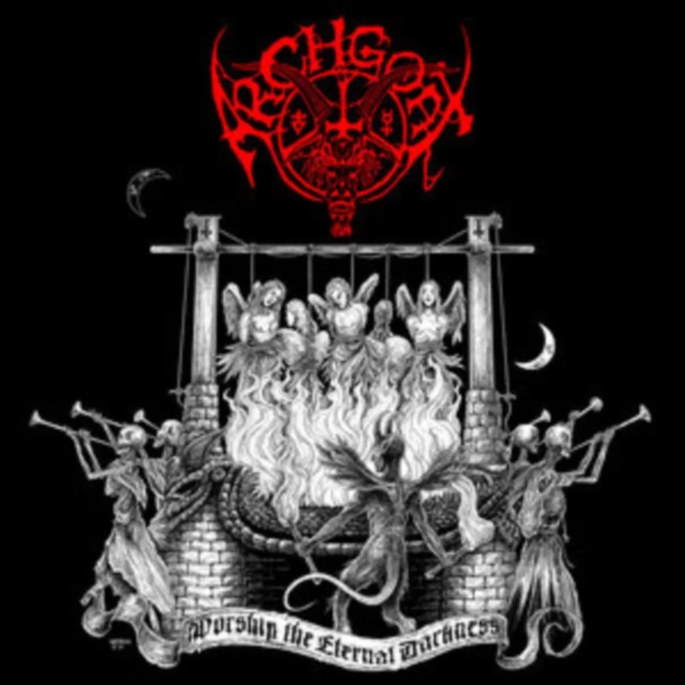 Archgoat LP - Worship The Eternal Darkness (Transparent Blood Red Vinyl)