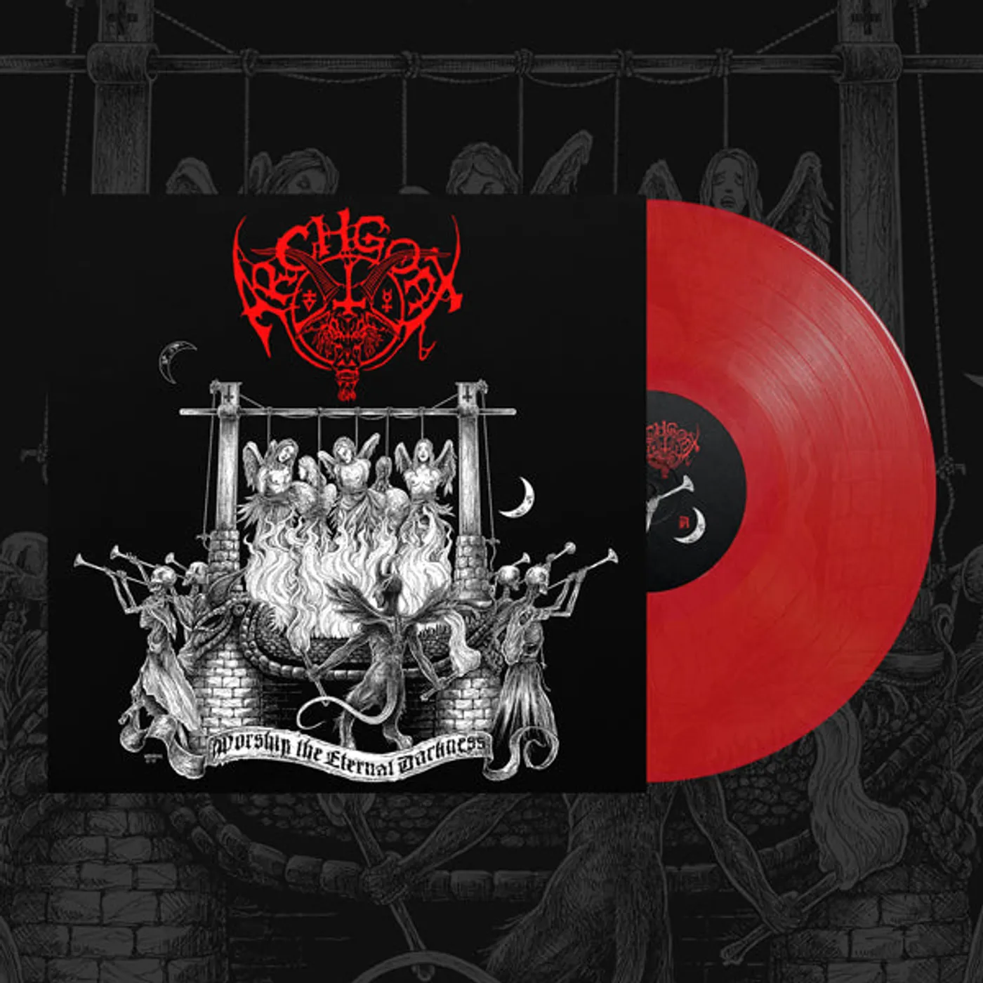 Archgoat LP - Worship The Eternal Darkness (Transparent Blood Red Vinyl)