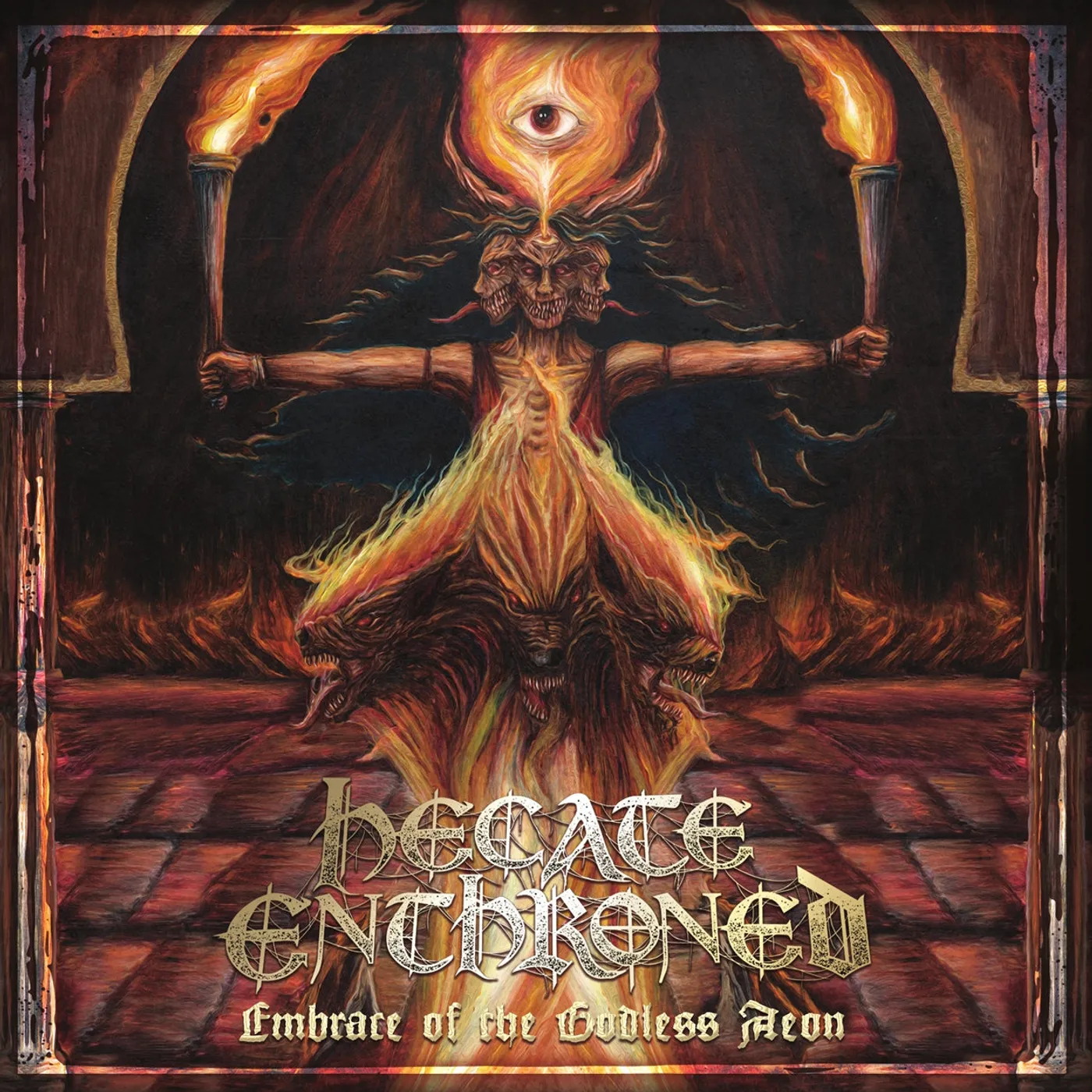 Hecate Enthroned LP - Embrace Of The Godless Aeon (Vinyl)