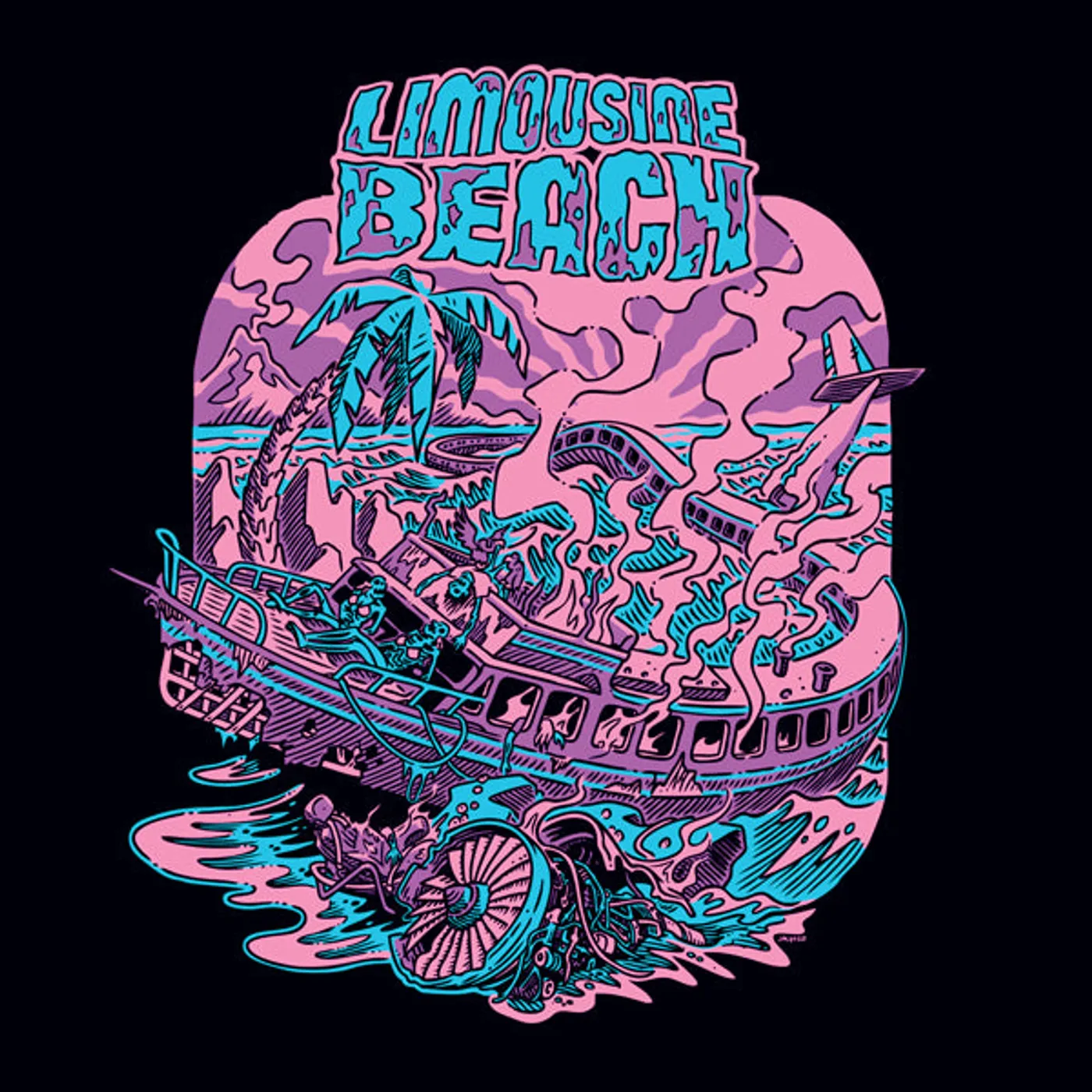 Limousine Beach LP - Limousine Beach (Ocean Blue Vinyl)