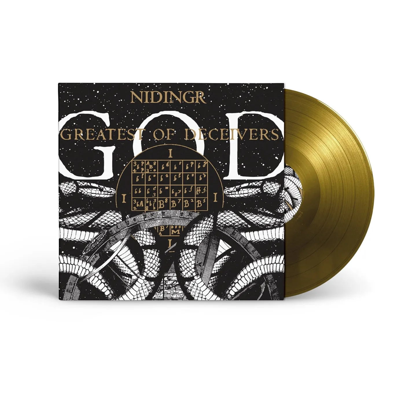 Nidingr LP - Greatest Of Deceivers (Gold Vnyl) (Vinyl)