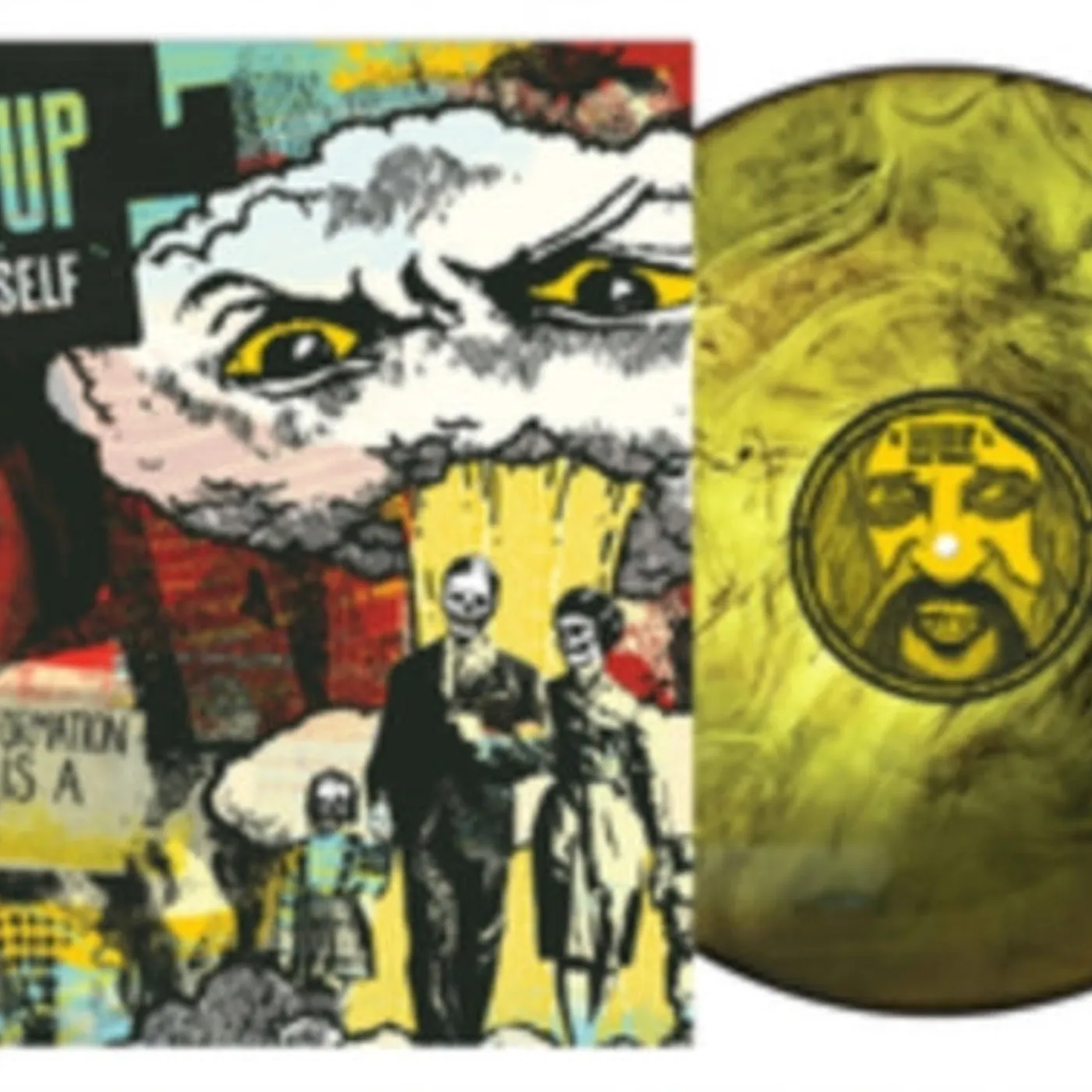Seized Up LP - Brace Yourself (Mustard/Clear Splatter Vinyl)