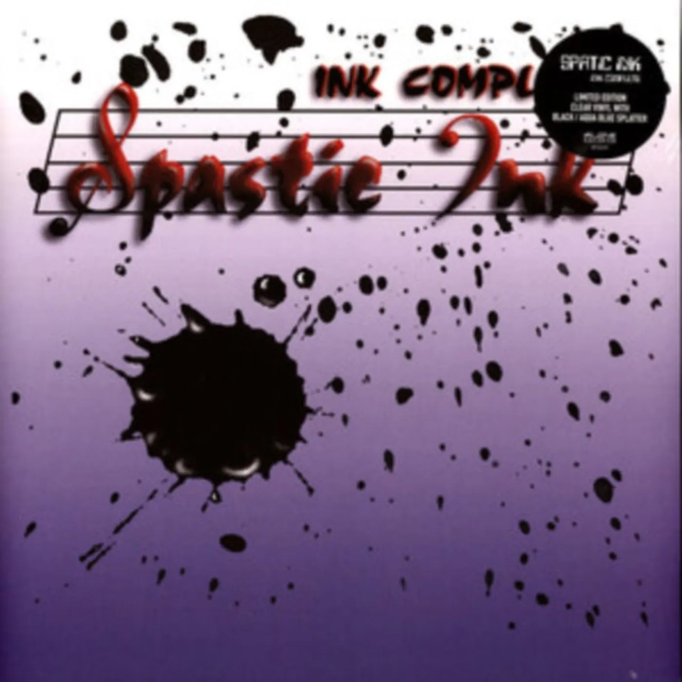 Spastic Ink LP - Ink Complete (Black/Aqua Splatter Vinyl)