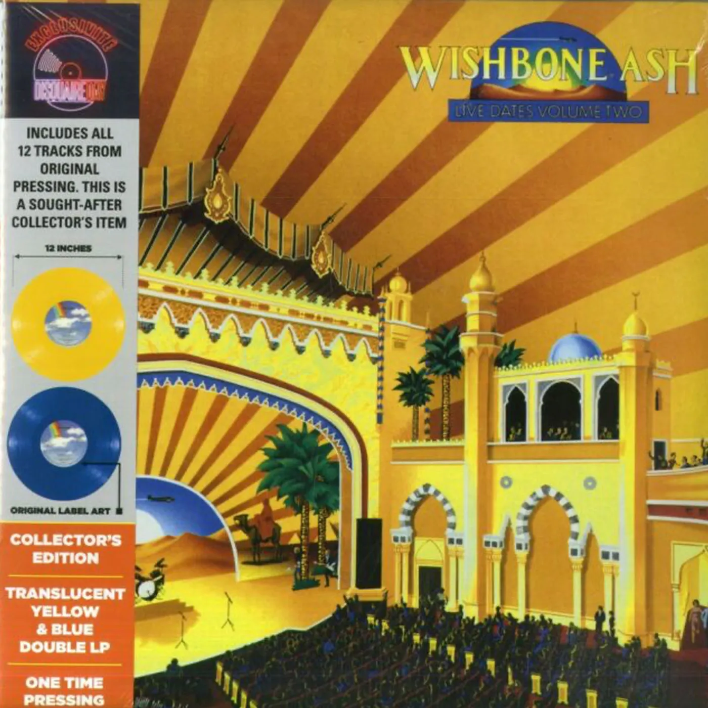 Wishbone Ash LP - Live Dates II (Yellow Vinyl)