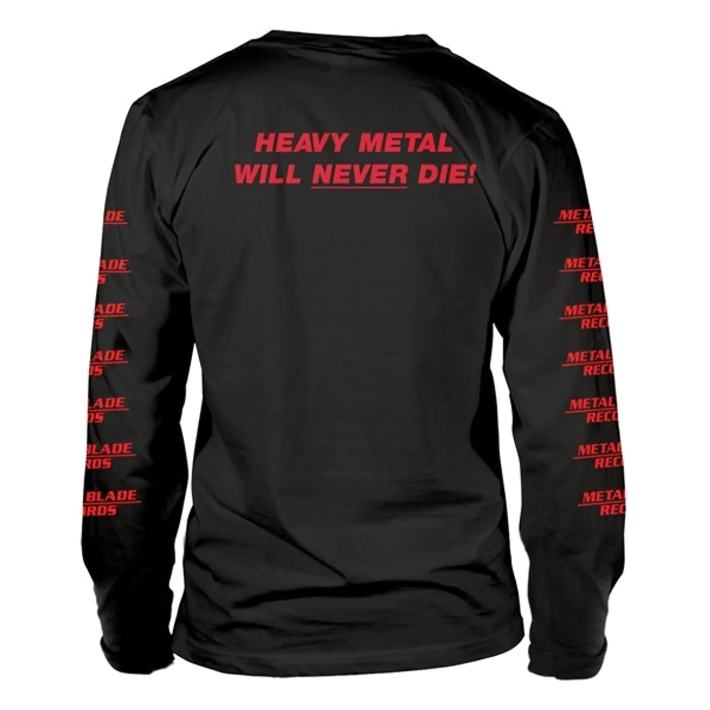 Metal Blade Records Long Sleeve T Shirt - Crushed Skulls