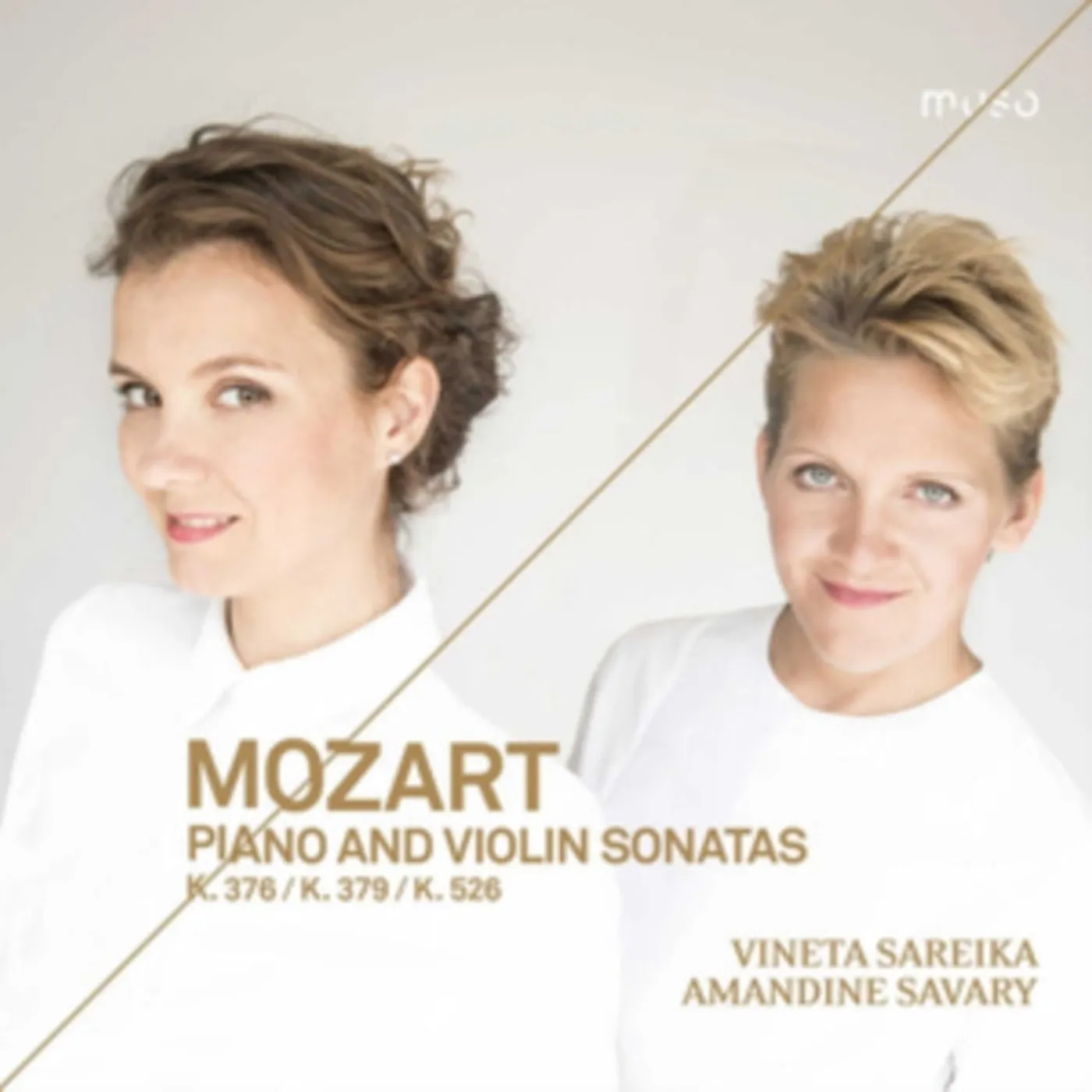 Amandine Savary / Vineta Sareika CD - Mozart: Piano & Violin Sonatas K. 376 K. 379 K. 526