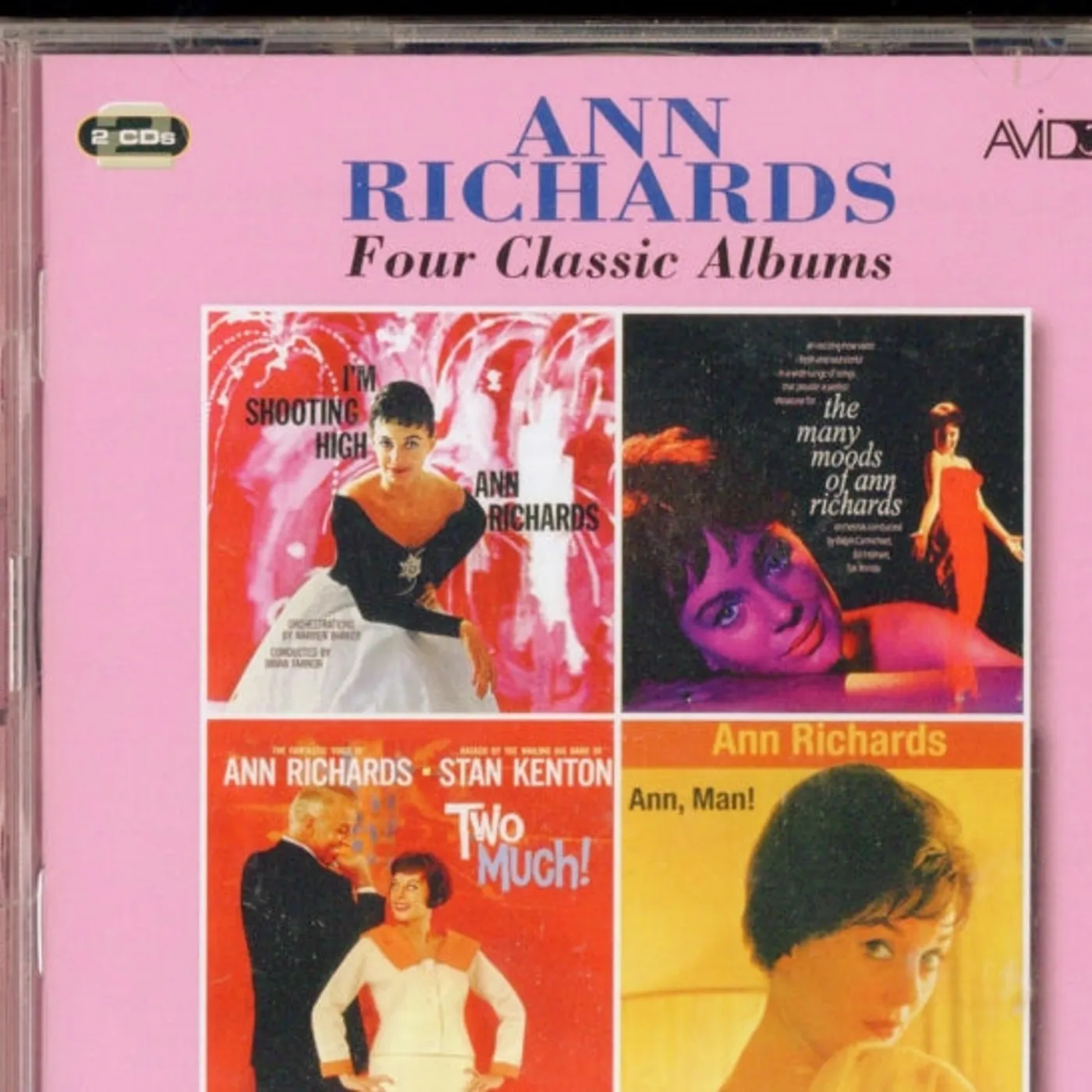 Ann Richards CD - Four Classic Albums (I'm Shooting High / The Many Moods Of Ann Richards / Two Much! / Ann. Man!)
