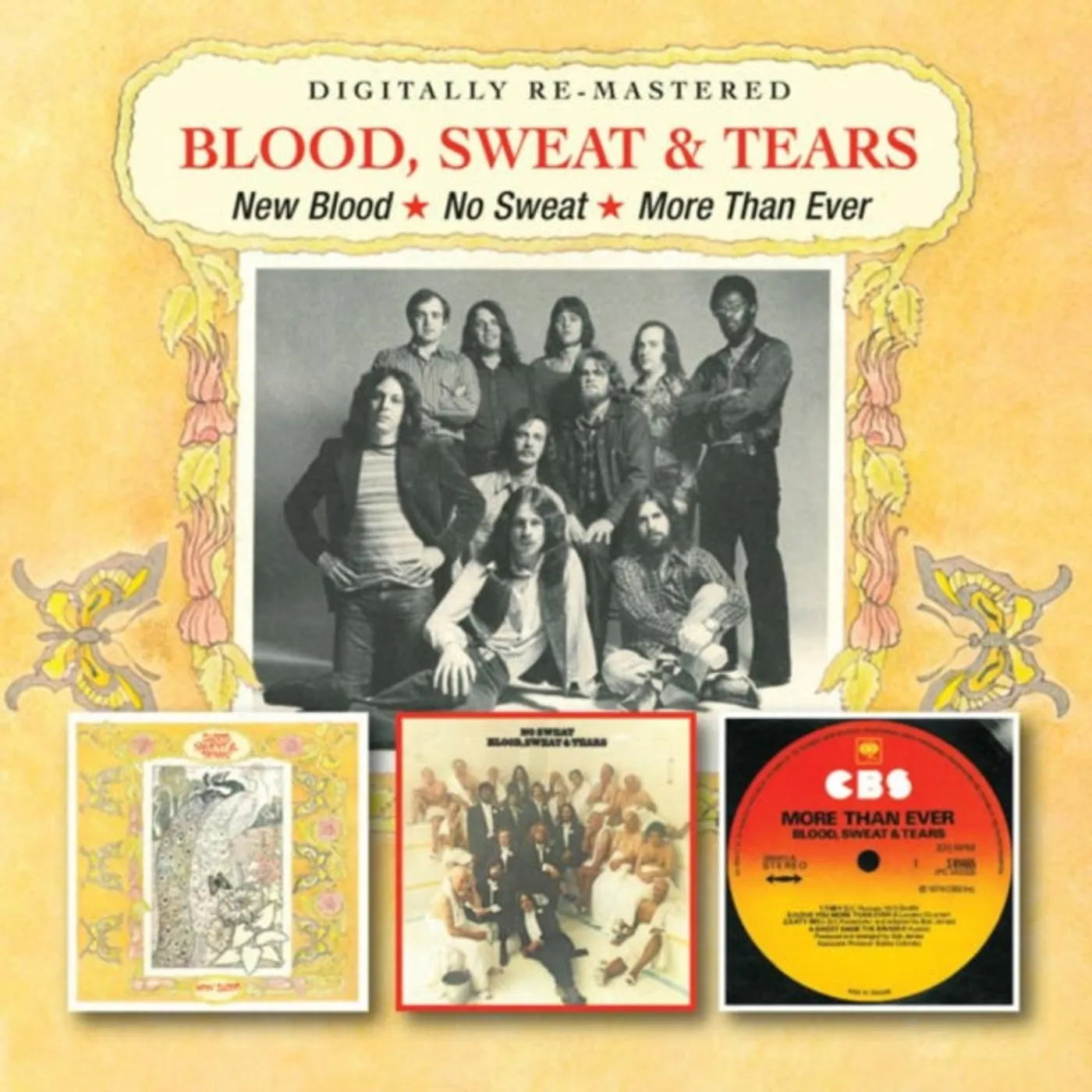 Blood, Sweat & Tears CD - New Blood / No Sweat / More Than Ever