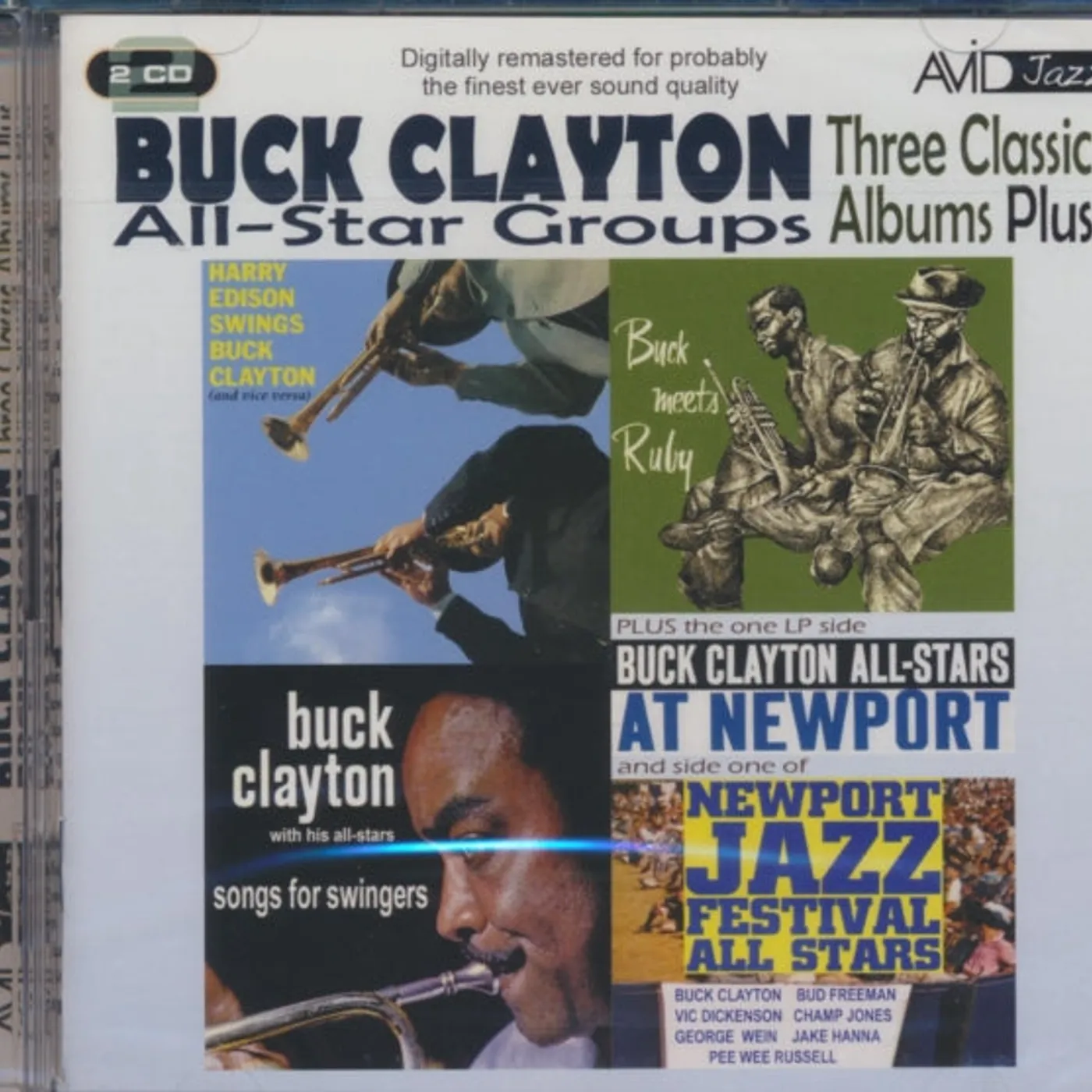 Buck Clayton CD - Three Classic Albums Plus (Songs For Swingers / Buck Meets Ruby / Harry Edison Swings Buck Clayton)