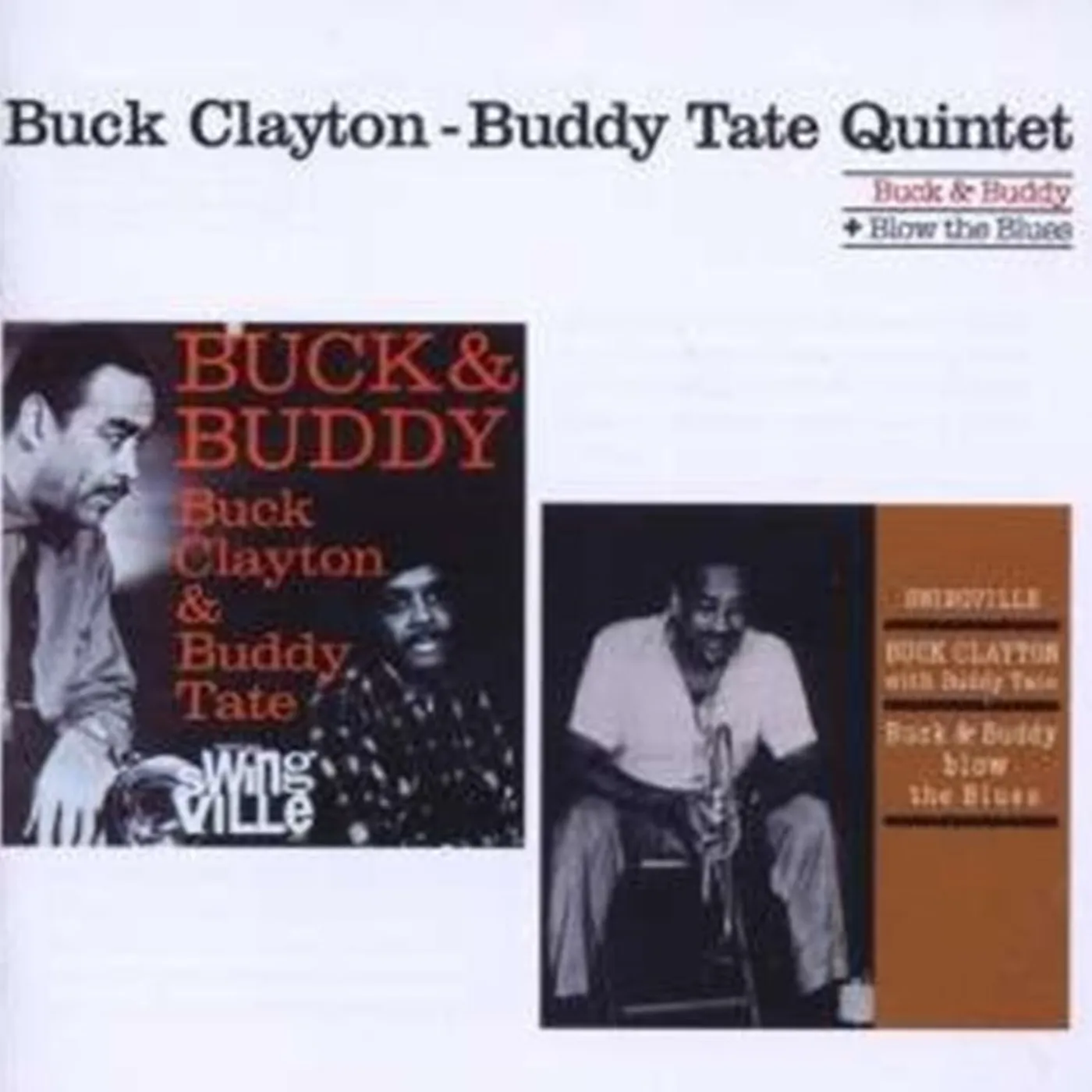 Buddy Tate CD - Buck And Buddy / Buck And Buddy Blow The Blues
