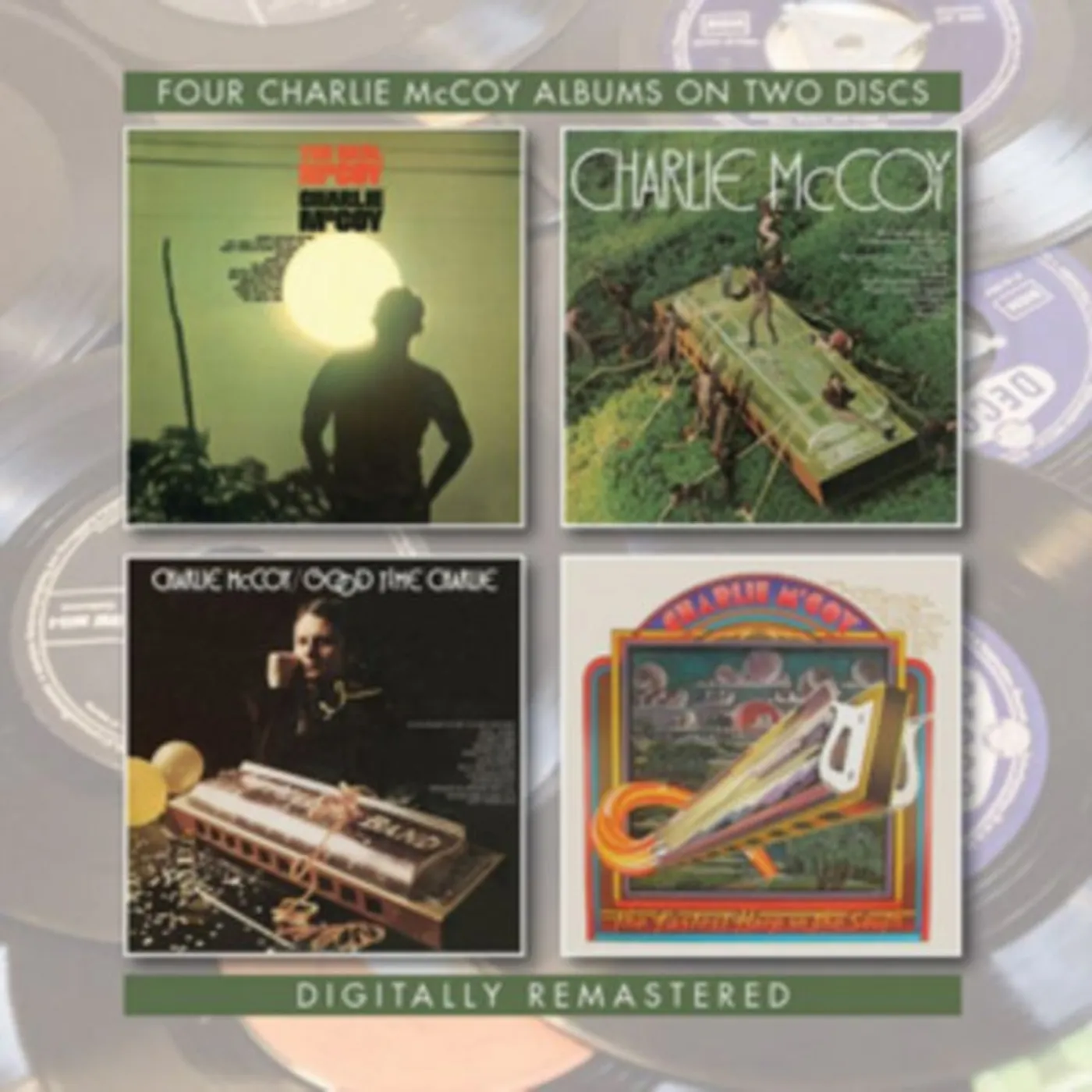 Charlie McCoy CD - The Real McCoy / Charlie McCoy / Good Time Charlie / The Fastest Harp In The South