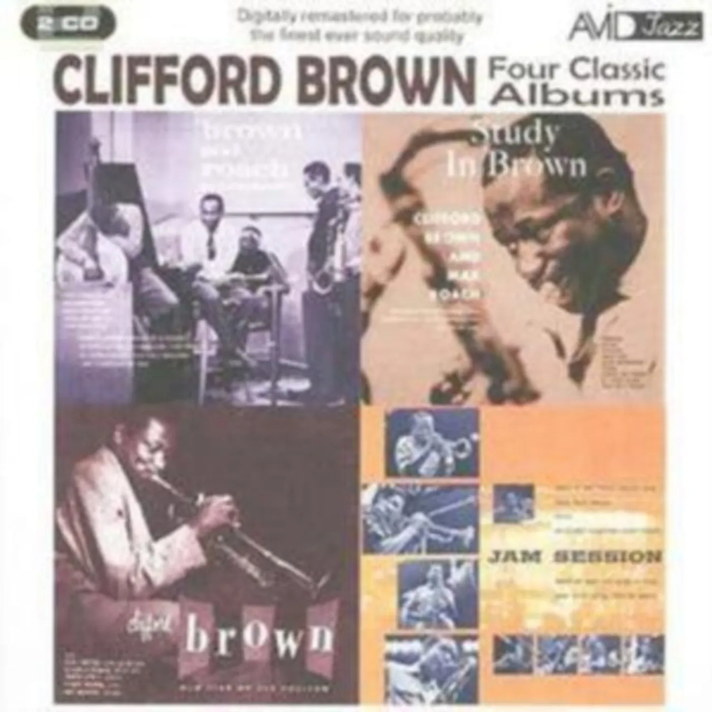 Clifford Brown CD - Four Classic Albums (Brown And Roach Inc / Jam Session / Study In Brown / New Star On The Horizon)