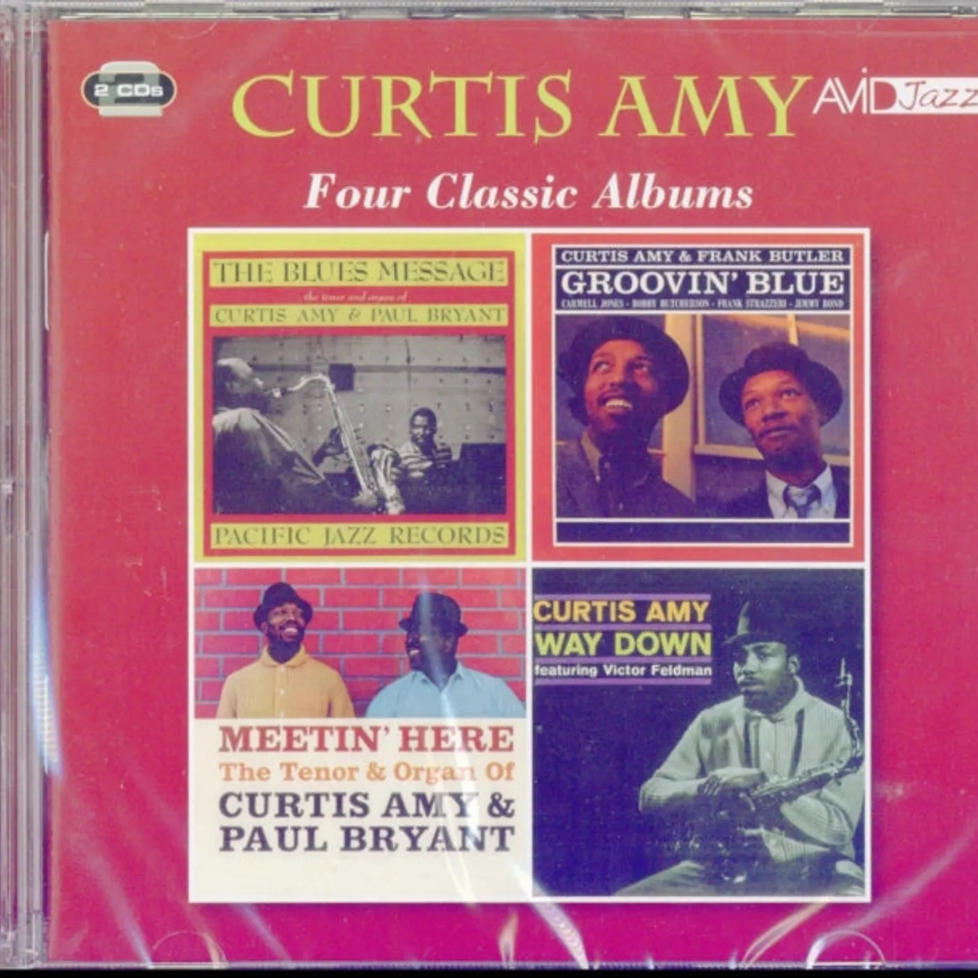 Curtis Amy CD - Four Classic Albums (The Blues Message / Groovin' Blue / Meetin' Here / Way Down)
