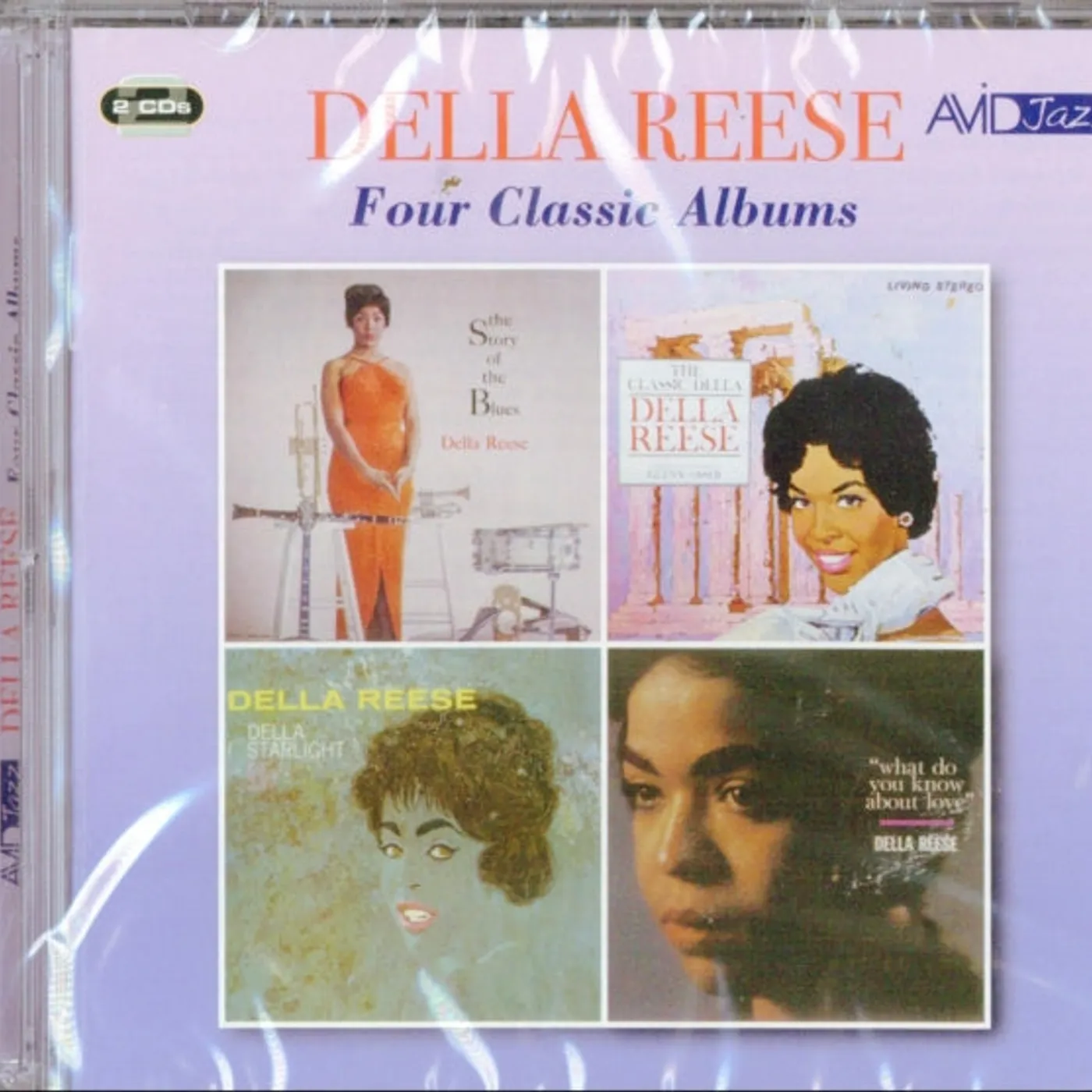 Della Reese CD - Four Classic Albums (The Story Of The Blues / The Classic Della / Della By Starlight / What Do You Know About Love)