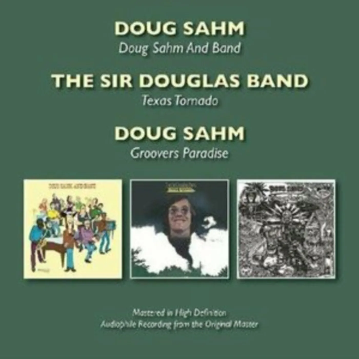 Doug Sahm CD - Doug Sahm And Band / Texas Tornado / Groovers Paradise
