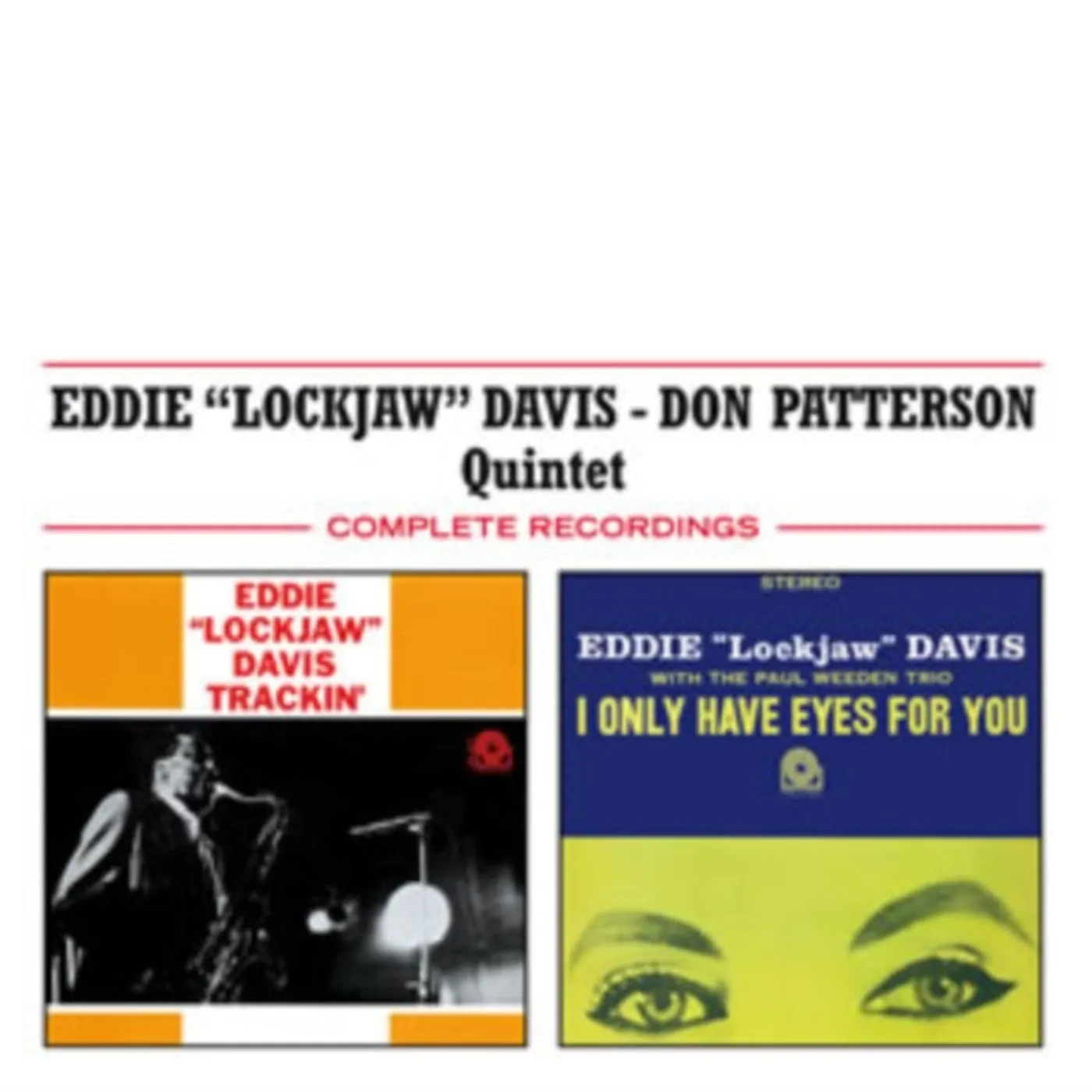 Eddie Davis CD - Trackin' / I Only Have Eyes For You
