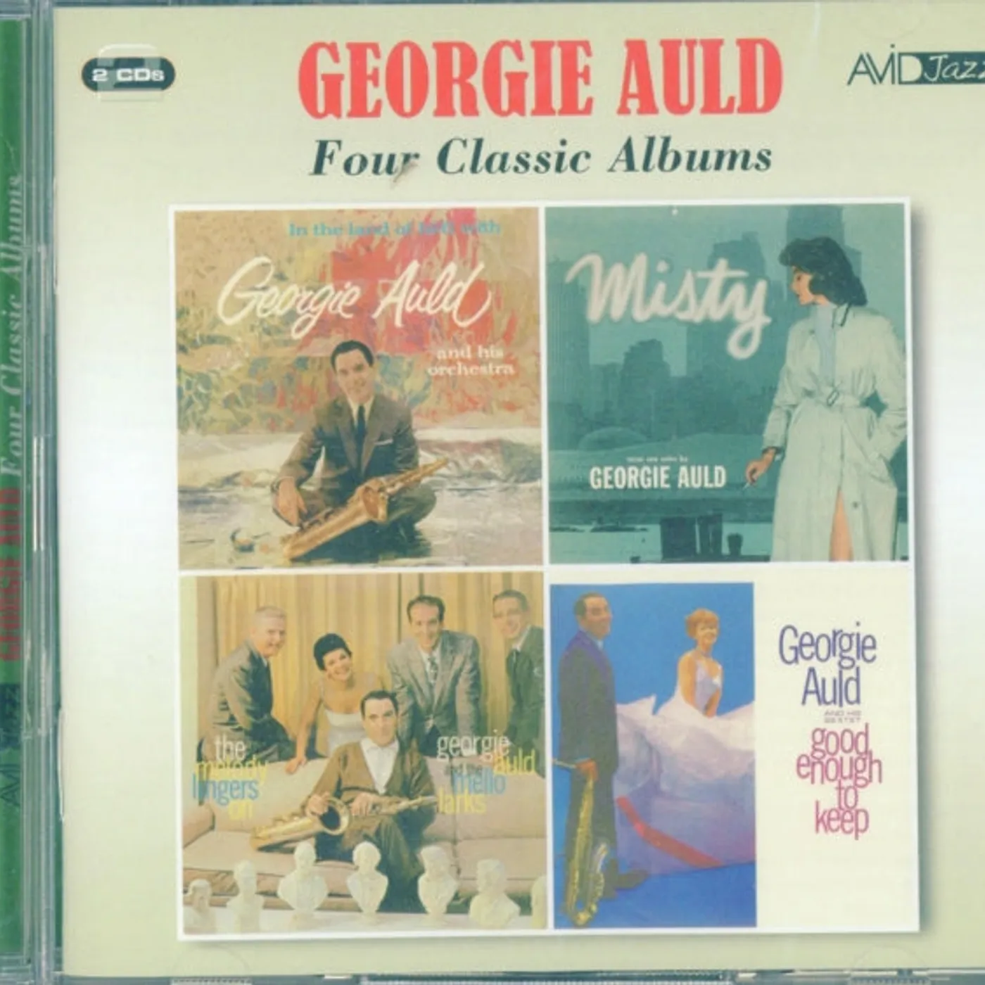 Georgie Auld CD - Four Classic Albums (In The Land Of Hi-Fi / Misty / The Melody Lingers On / Good Enough To Keep)