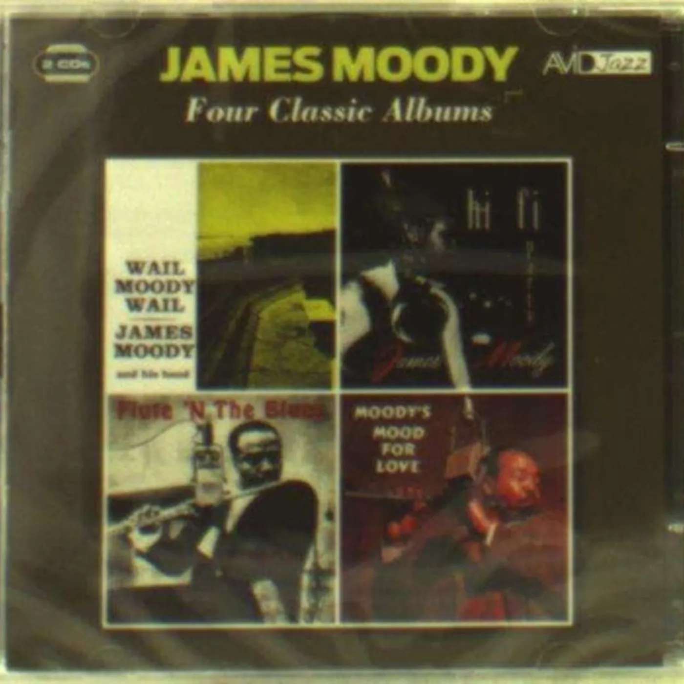 James Moody CD - Four Classic Albums (Wail Moody. Wail / Hi-Fi Party / Flute 'N The Blues / Moody's Mood For Love)