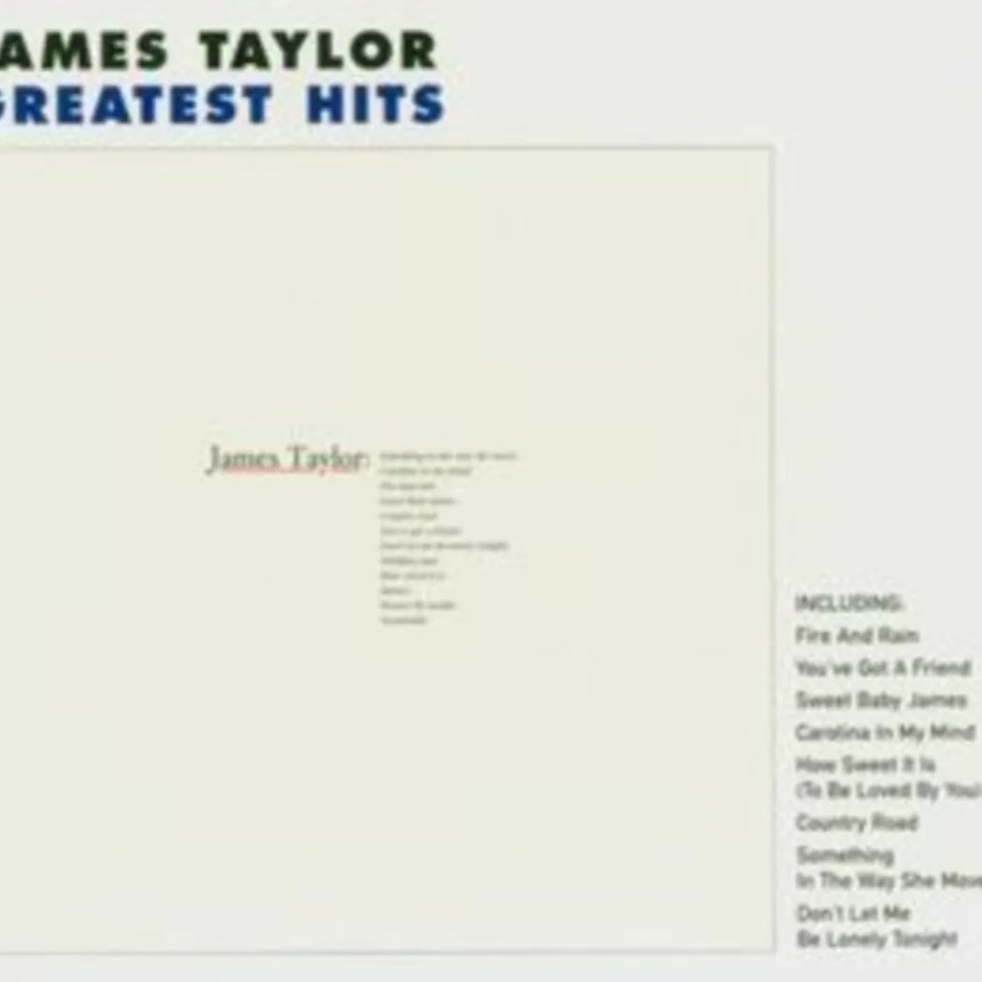 James Taylor CD - Greatest Hits