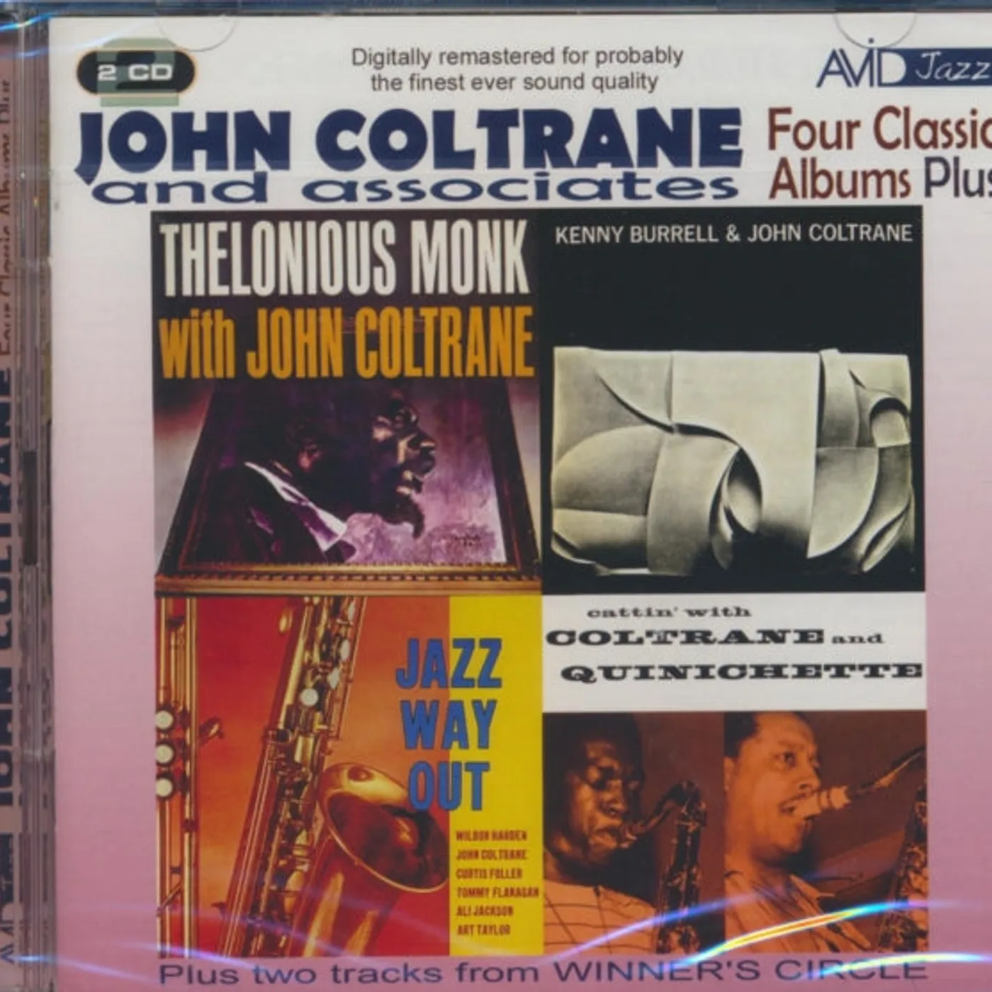 John Coltrane CD - Four Classic Albums Plus (Thelonious Monk With John Coltrane / Cattin' With Coltrane And Quinichette / Jazz Way Out / Kenny Burrell & John Coltrane)
