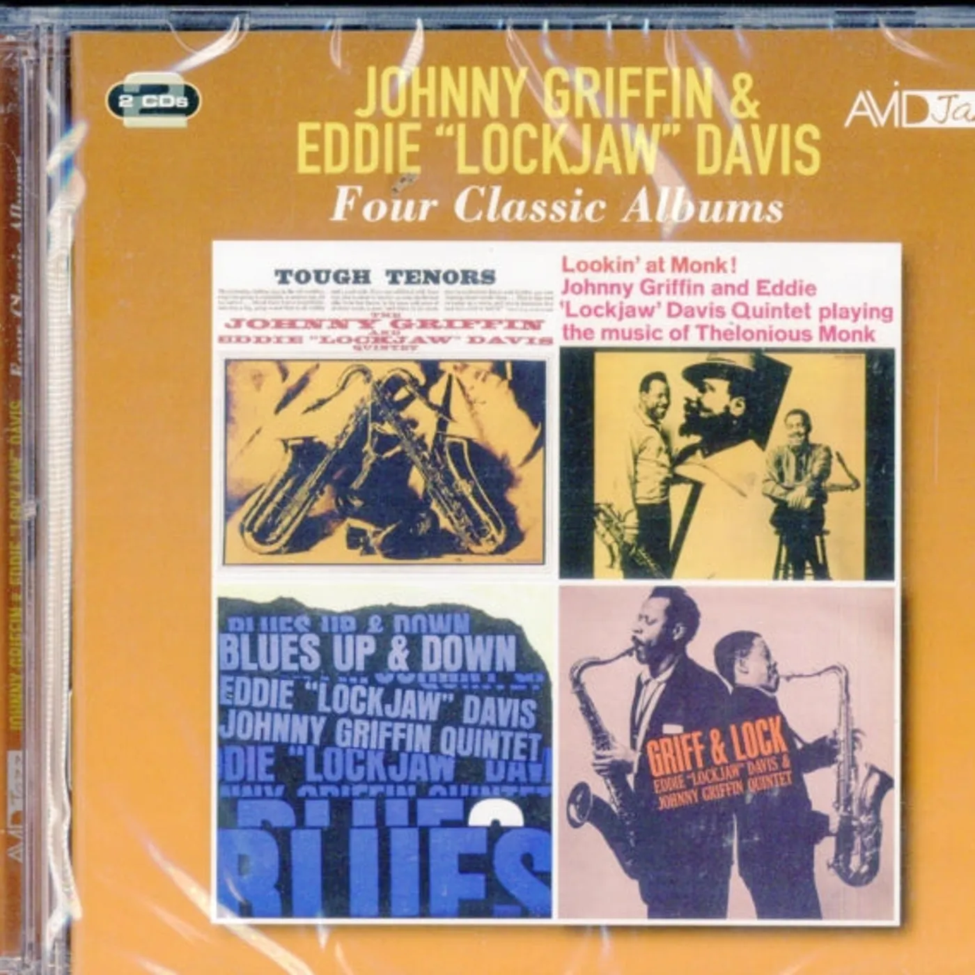The Johnny Griffin And Eddie "Lockjaw" Davis Quintet CD - Four Classic Albums (Tough Tenors / Lookin' At Monk / Blues Up And Down / Griff & Lock)