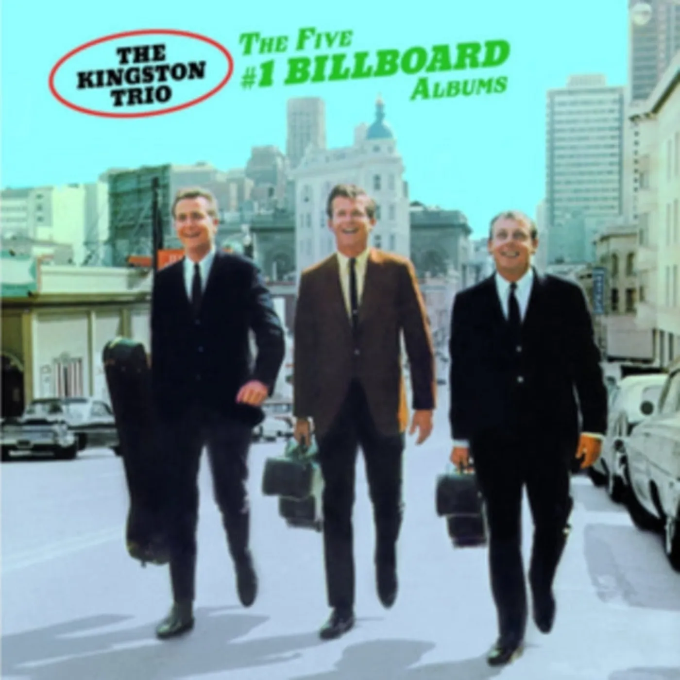 Kingston Trio CD - The Five #1 Billboard Albums (The Kingston Trio. At Large. Here We Go Again!. Sold Out. String Along)