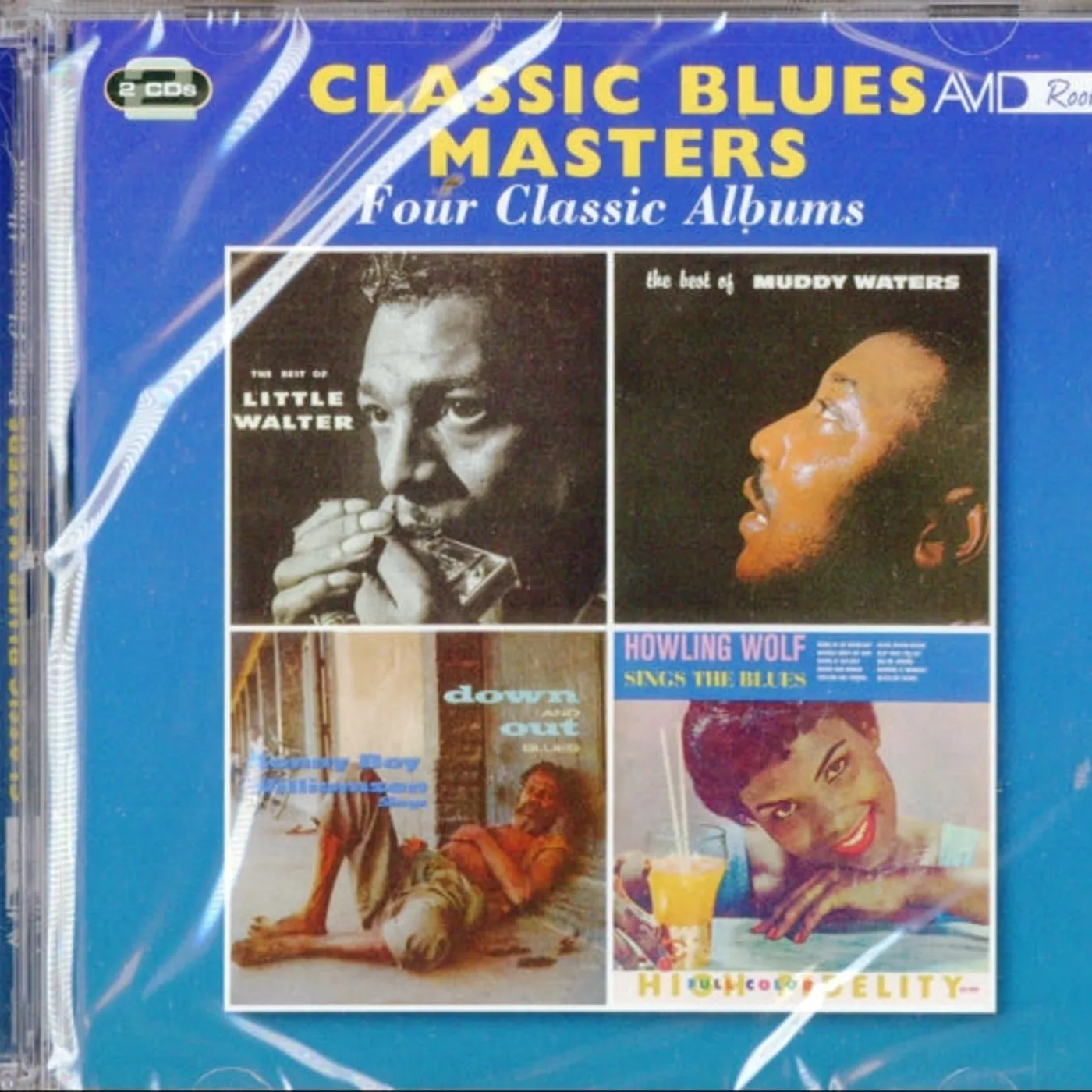Little Walter / Muddy Waters / Sonny Boy Williamson / Howlin' Wolf CD - Classic Blues Masters - Four Classic Albums